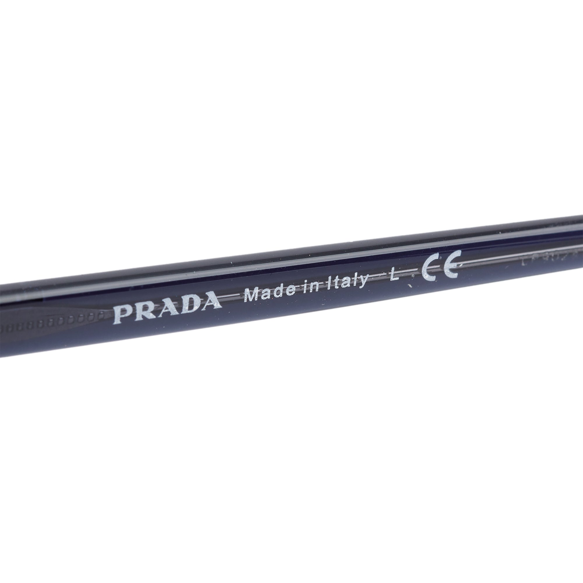 Prada SPR 03X Havana Acetate Pilot Cat Eye Sunglasses w/ Case