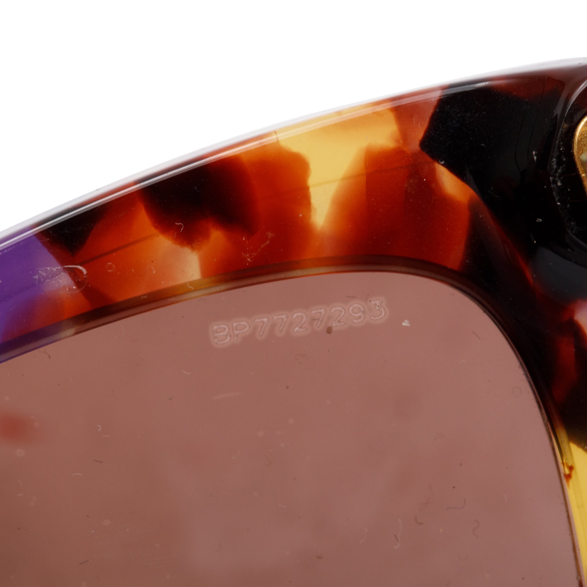 Prada SPR 16P Tortoise Acetate Cat-Eye Sunglasses w/ Case