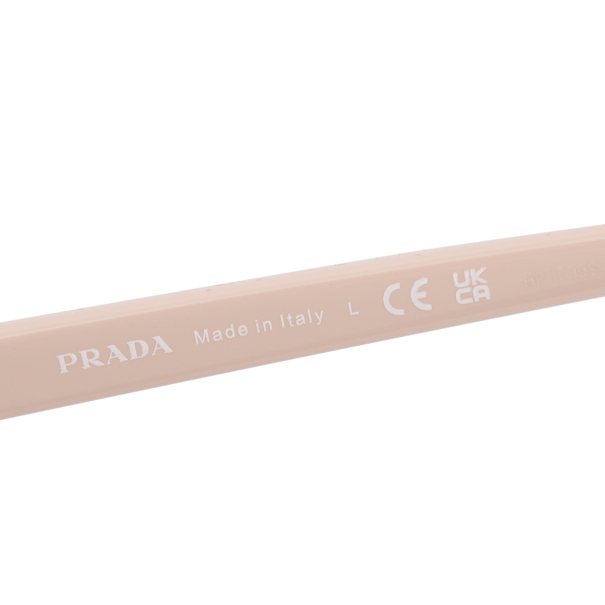 Prada SPR 22Z Beige/Brown Acetate Gradient Sunglasses w/ Box & Case