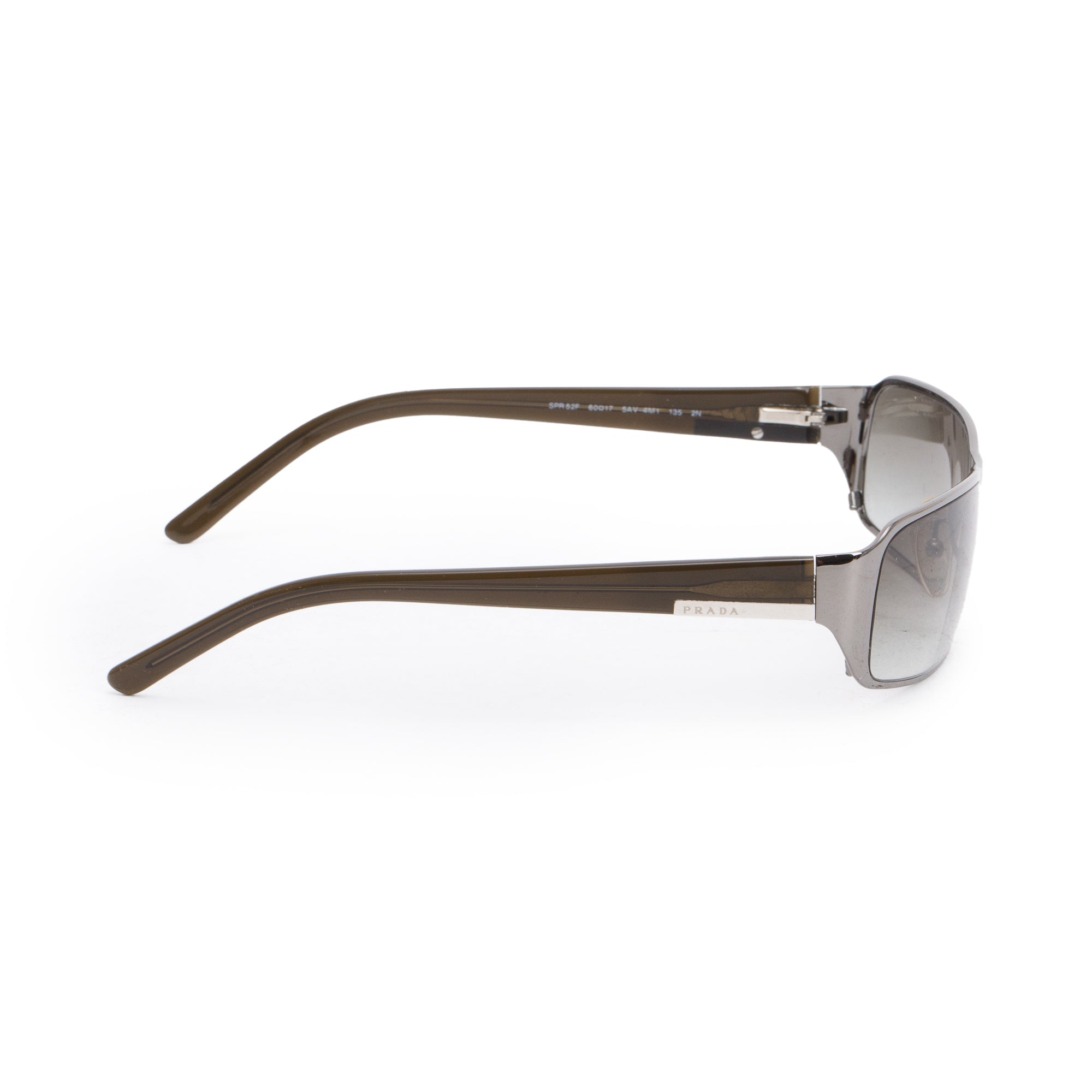 Prada SPR 52F Rectangular Sunglasses w/ Case