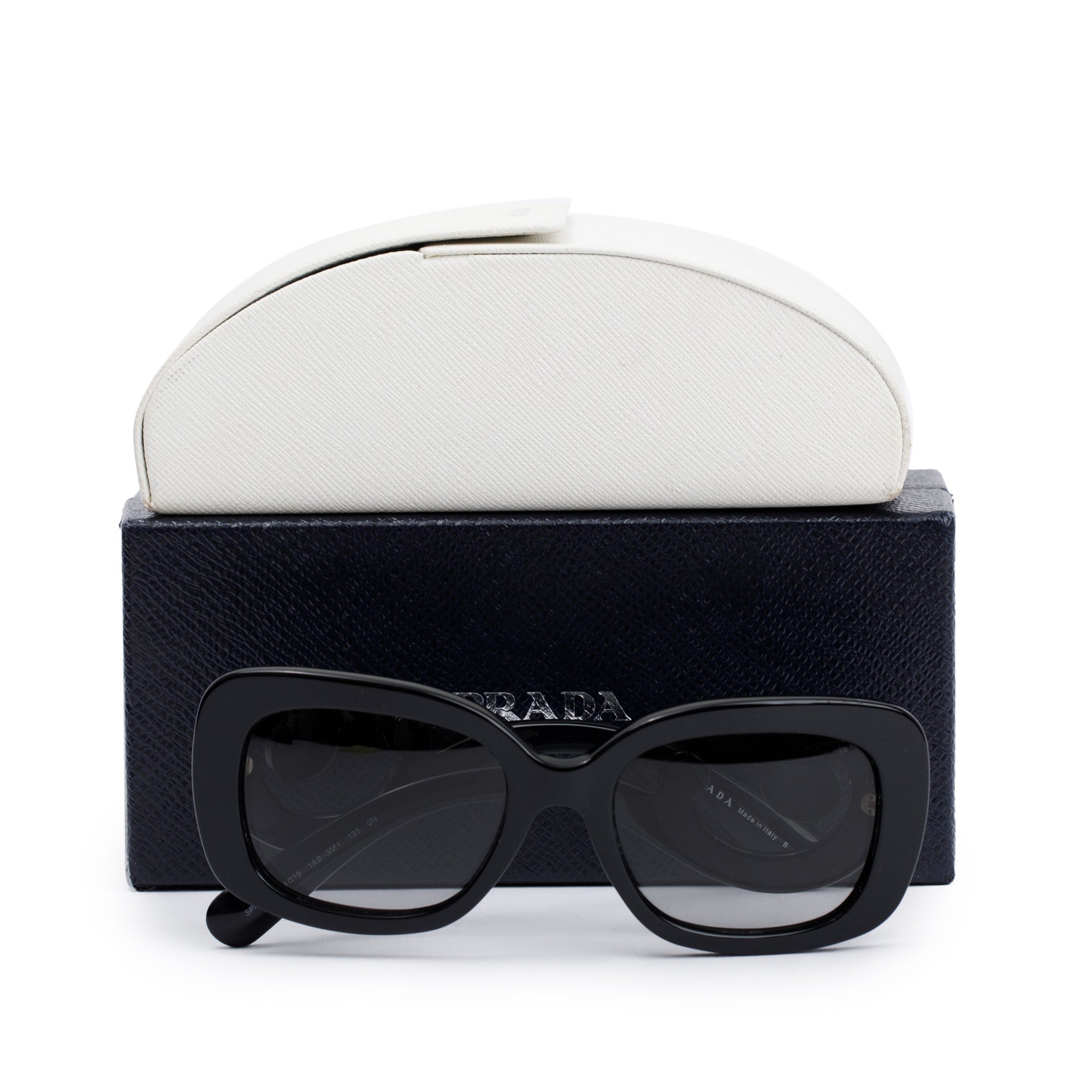 Prada SPR270 Baroque Spiral Sunglasses w/ Case & Box