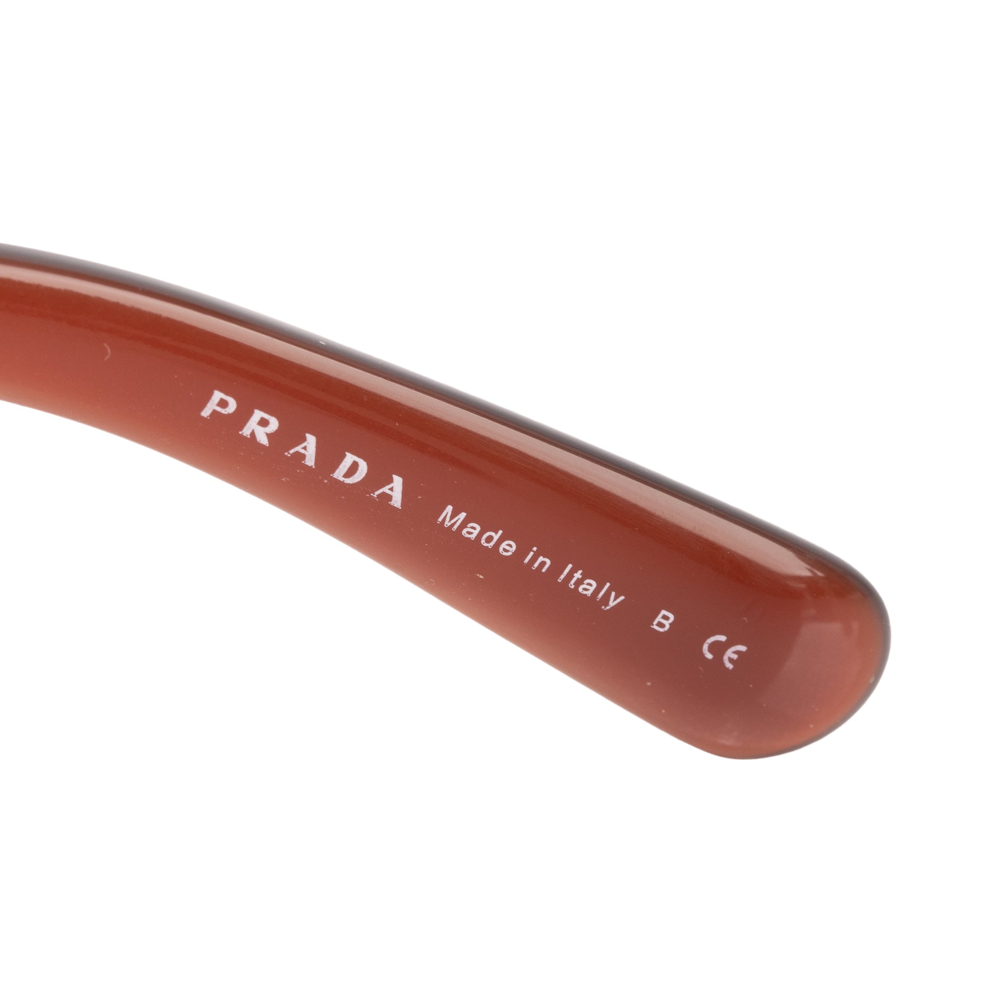 Prada SPR27O Purple Acetate Classic Spiral Sunglasses w/ Box & Case