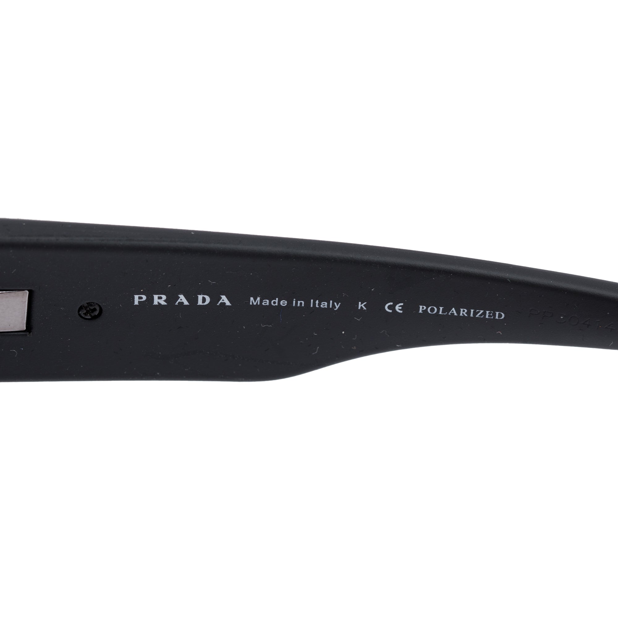 Prada SPS036 Black Linea Rossa Sport Shield Sunglasses w/ Box & Case