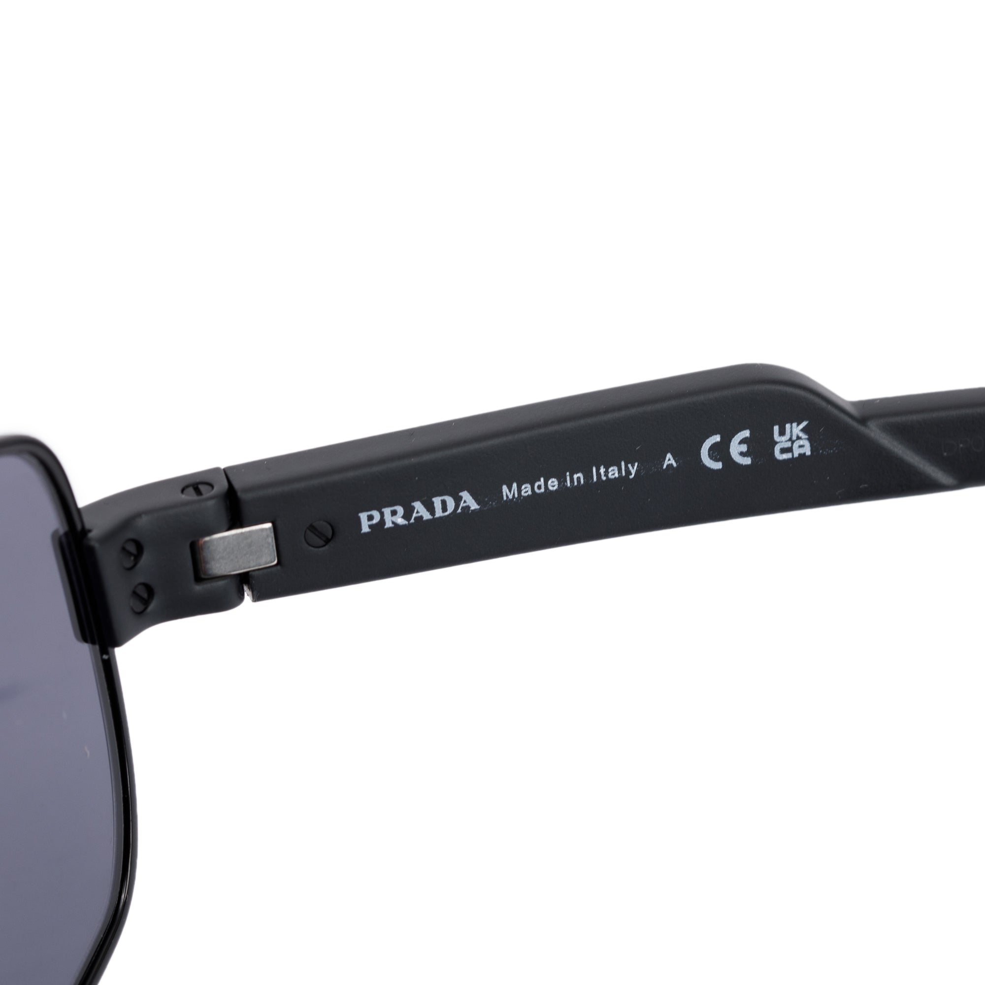 Prada SPS54Y Black Linea Rossa Sport Shield Sunglasses w/ Box & Case