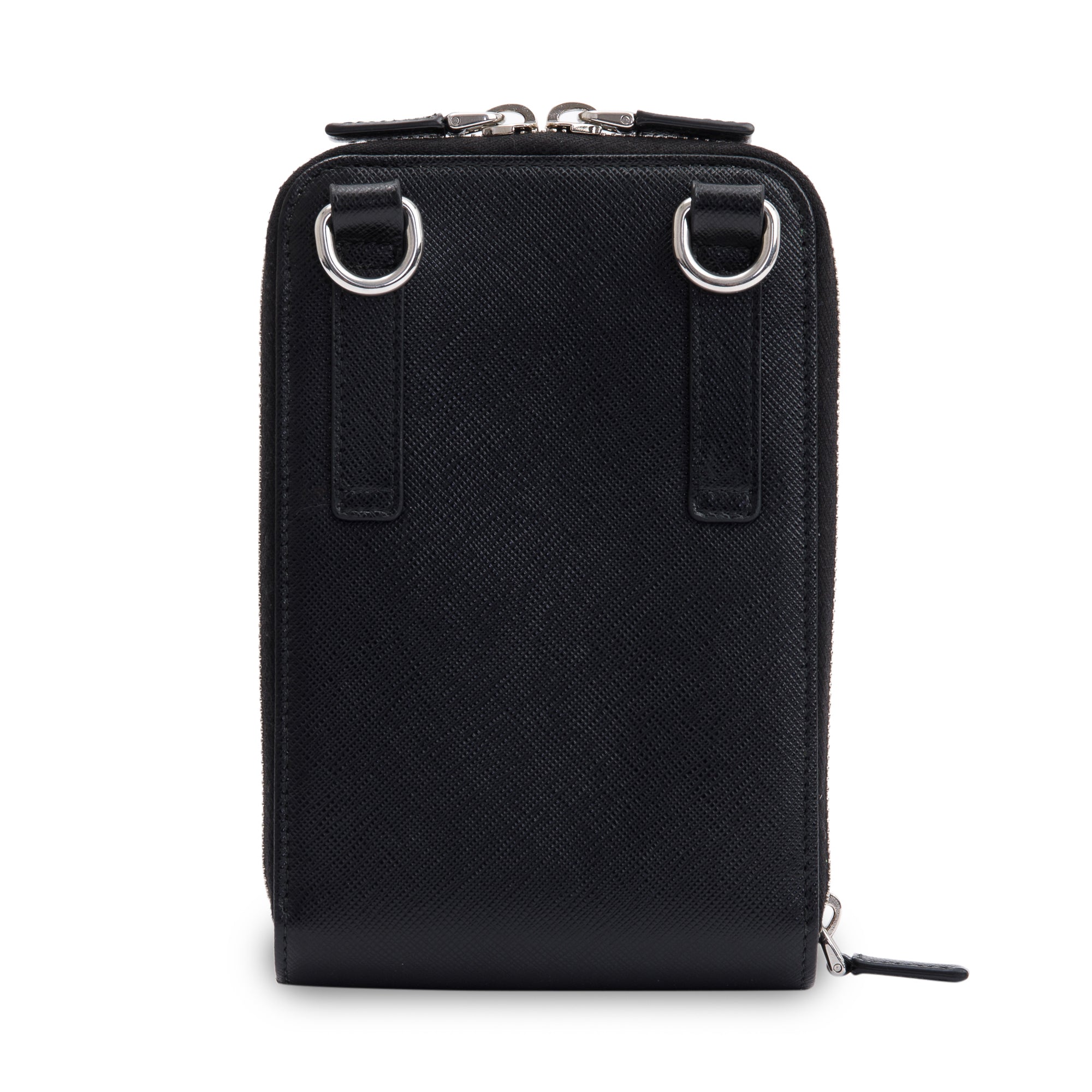 Prada Saffiano Leather Smartphone Case Crossbody Bag