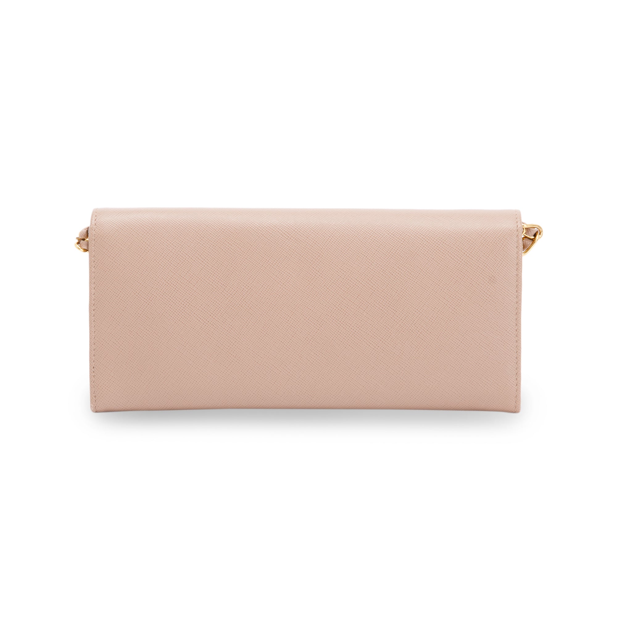 Prada Saffiano Metal Wallet on Chain w/ Box & Authenticity Card