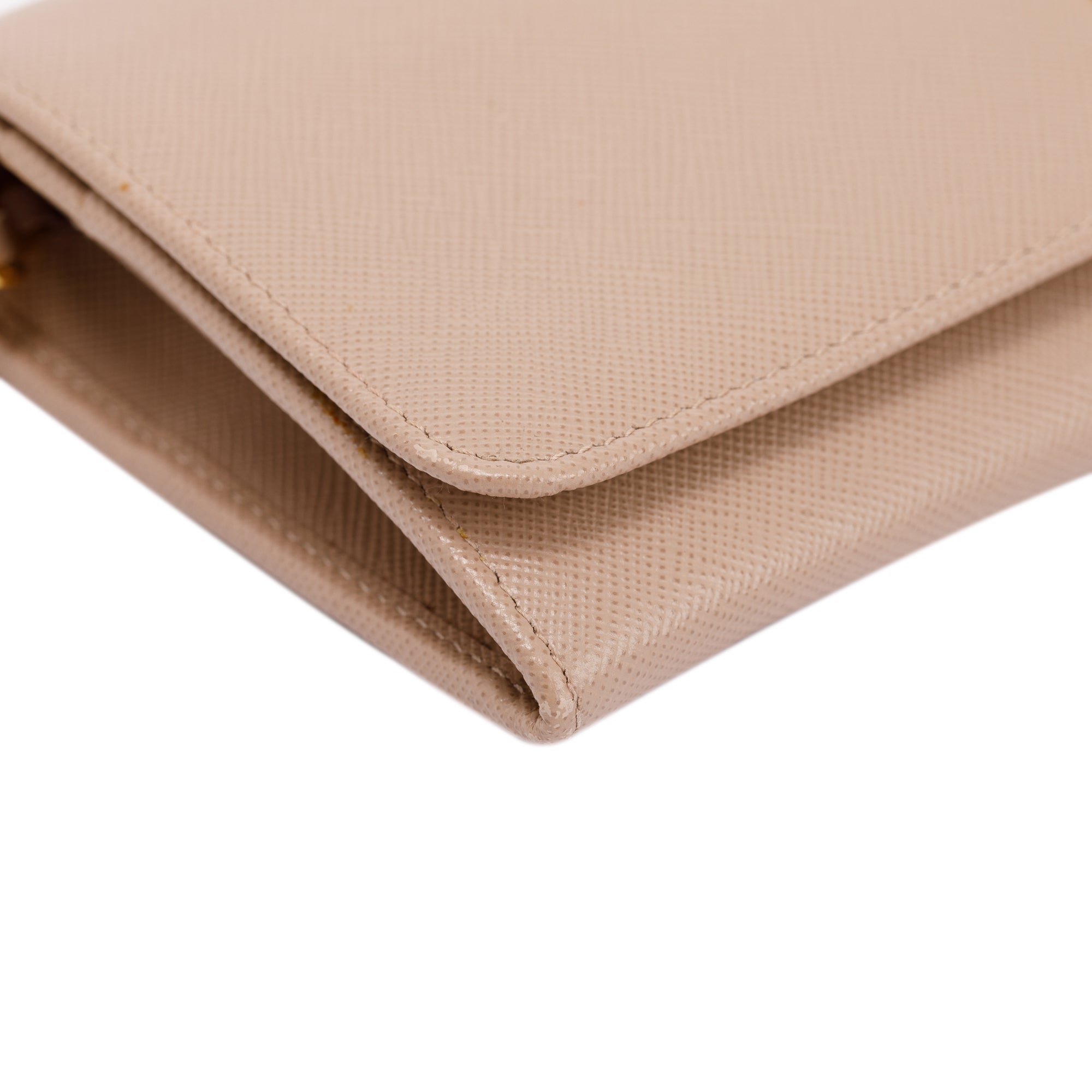 Prada Saffiano Metal Wallet on Chain w/ Box & Authenticity Card