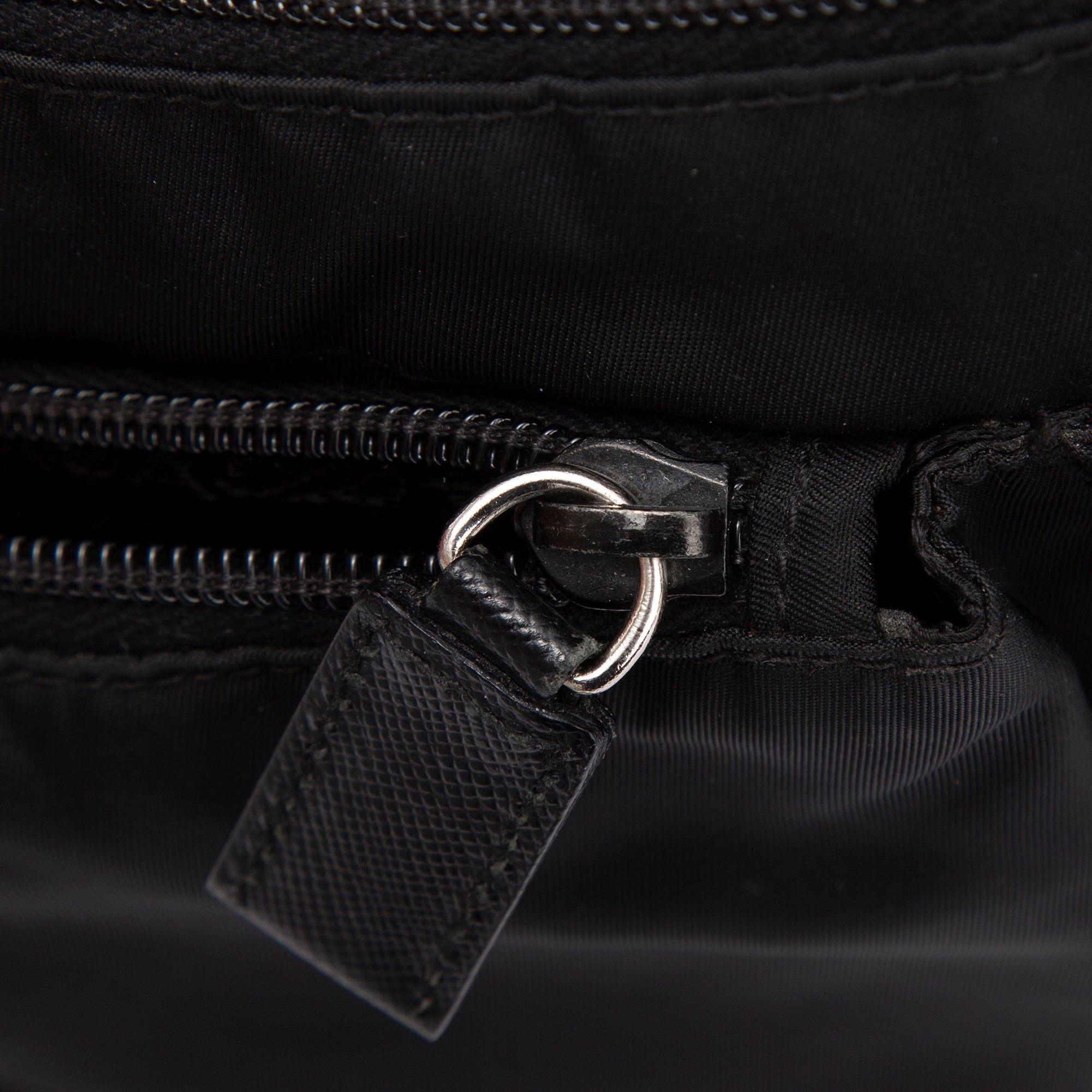 Prada Saffiano-Trimmed Tessuto Nylon Messenger Bag