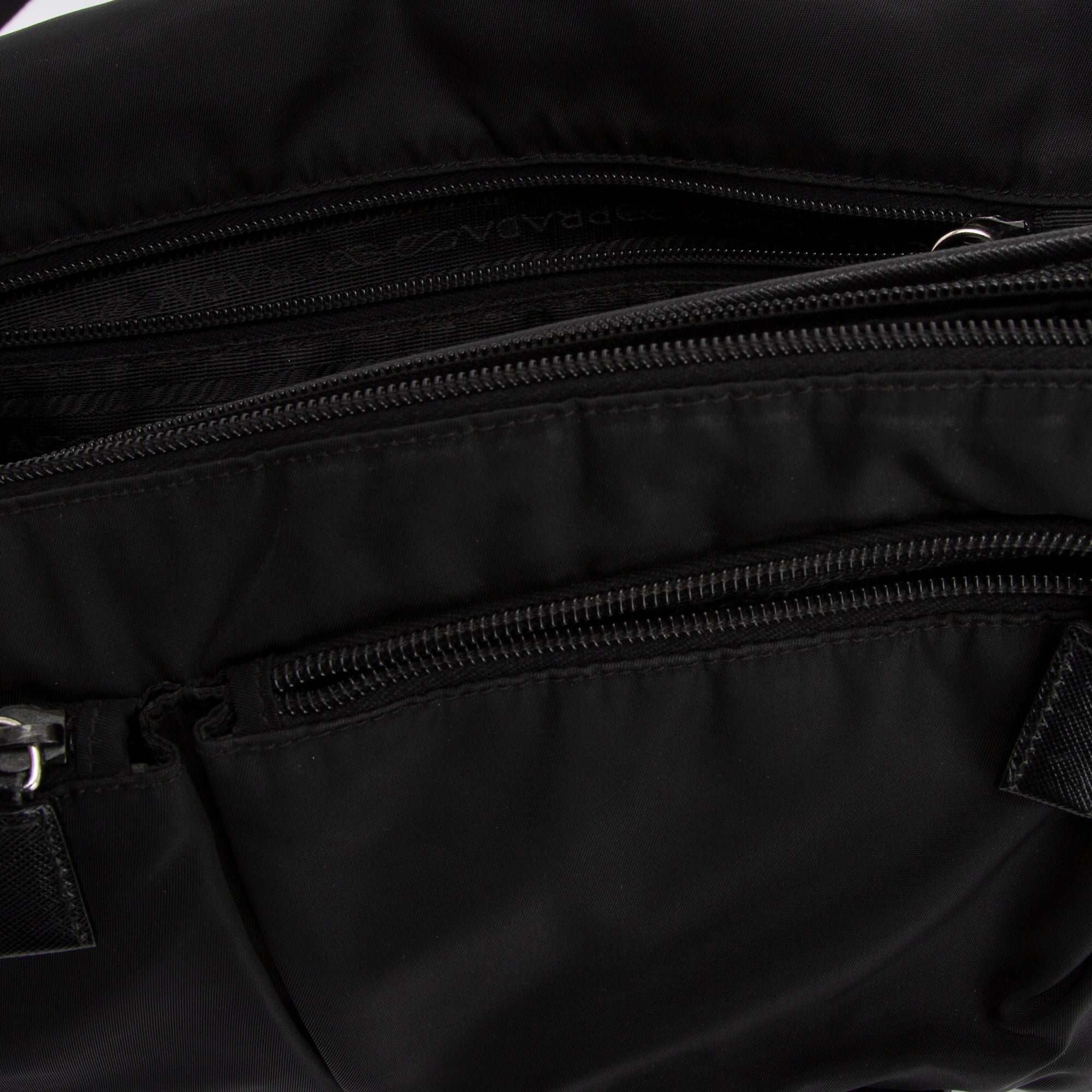 Prada Saffiano-Trimmed Tessuto Nylon Messenger Bag