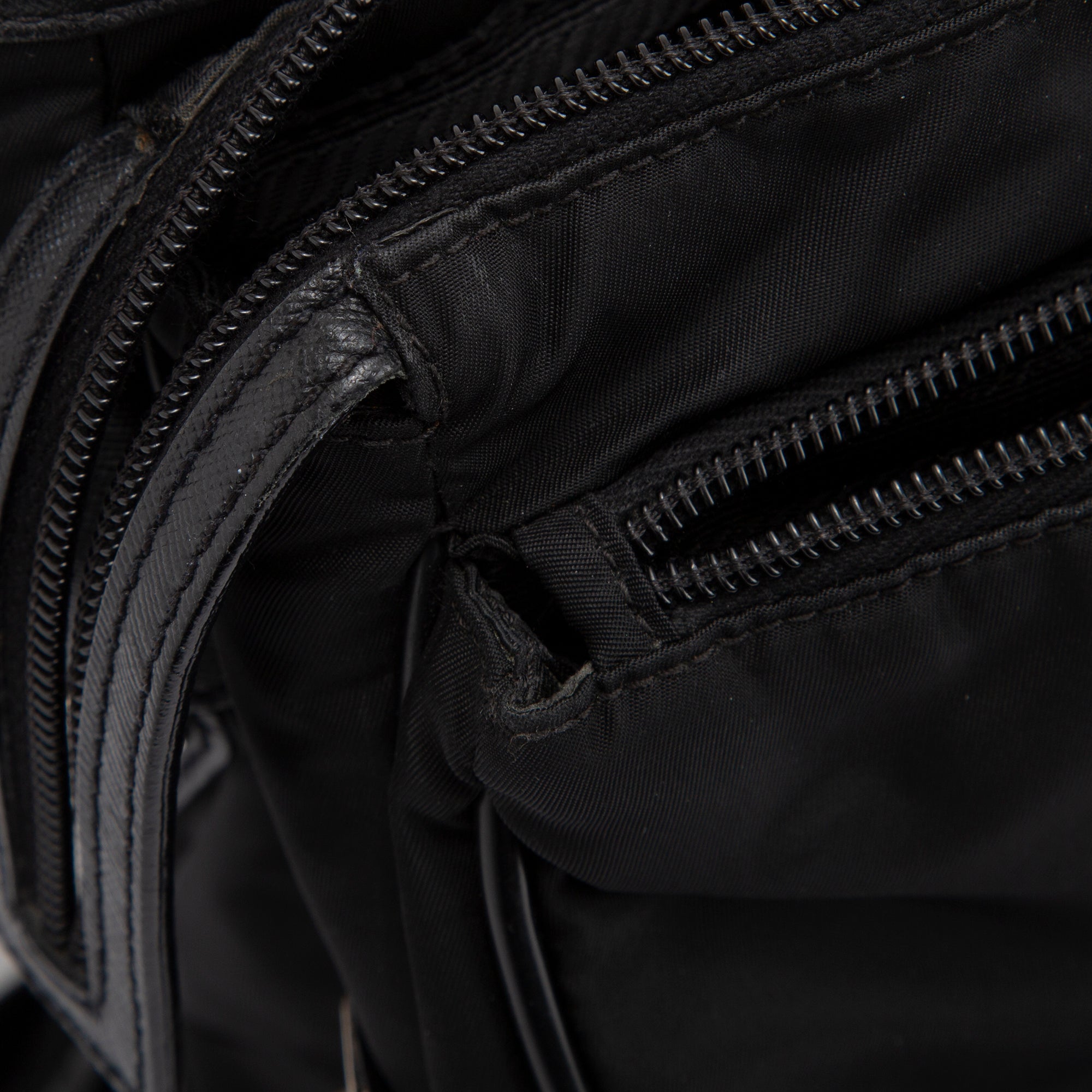 Prada Saffiano-Trimmed Tessuto Nylon Messenger Bag