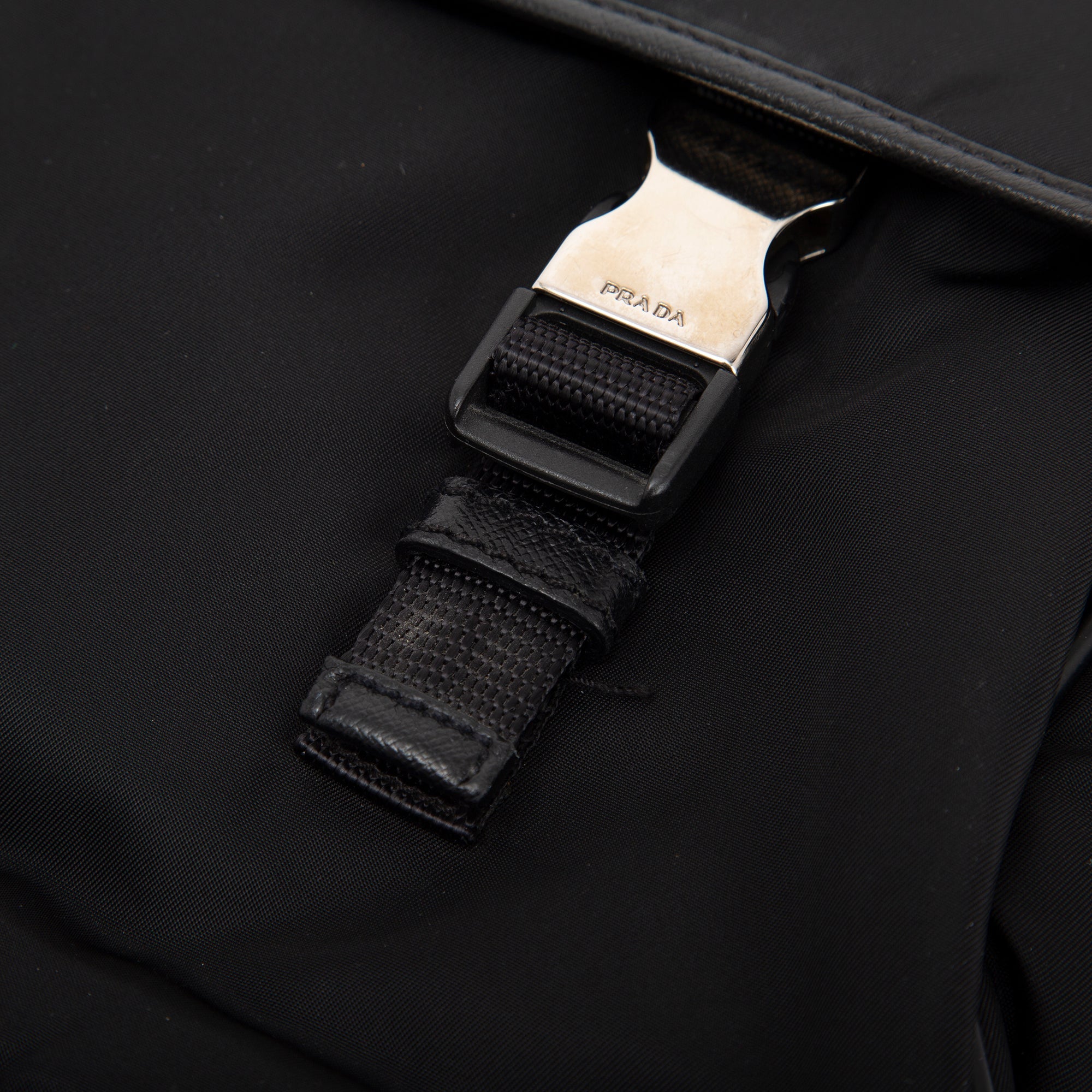 Prada Saffiano-Trimmed Tessuto Nylon Messenger Bag