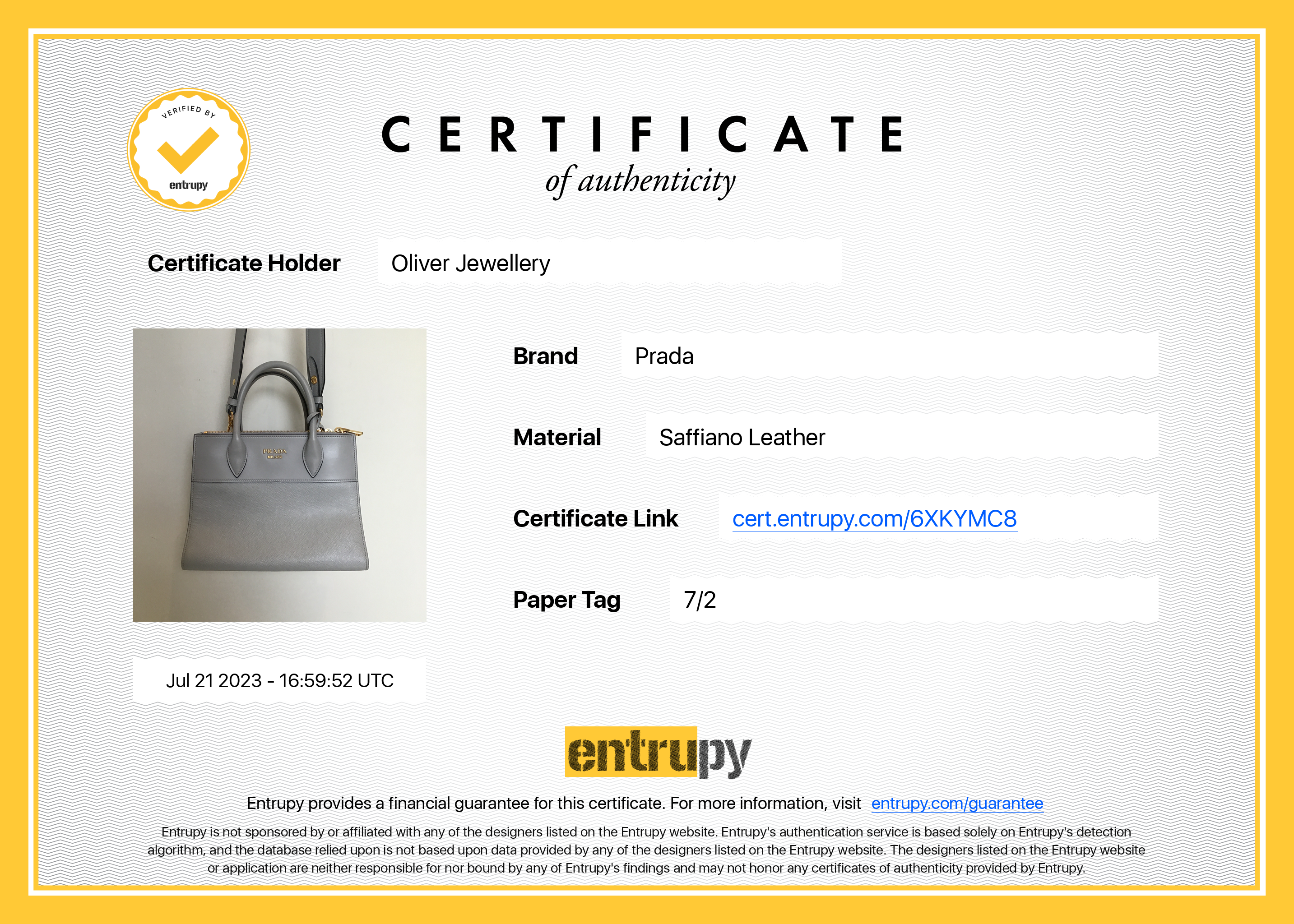 Prada Small Saffiano & City Calf Leather Paradigme Tote w/ Strap