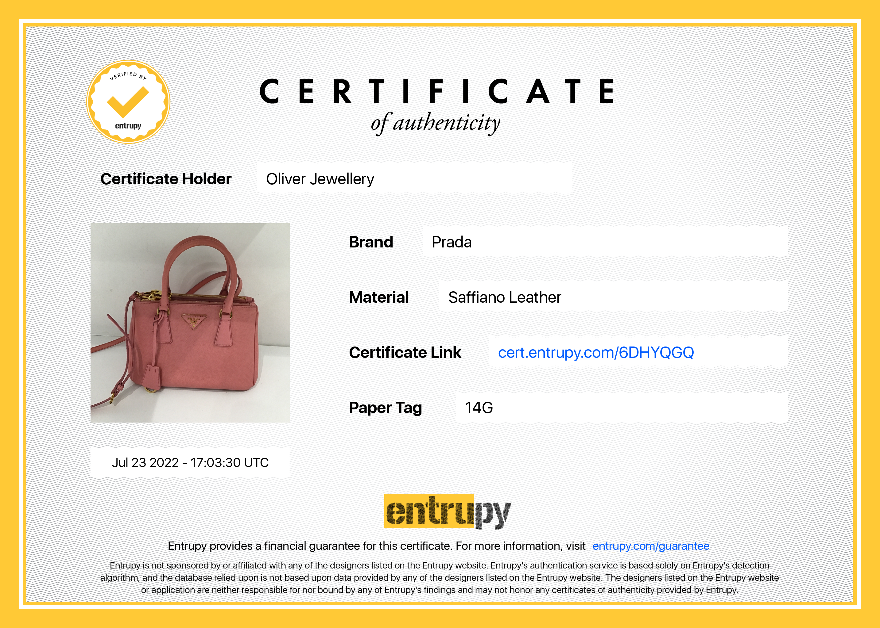 Prada Small Saffiano Lux Galleria Double Zip Tote