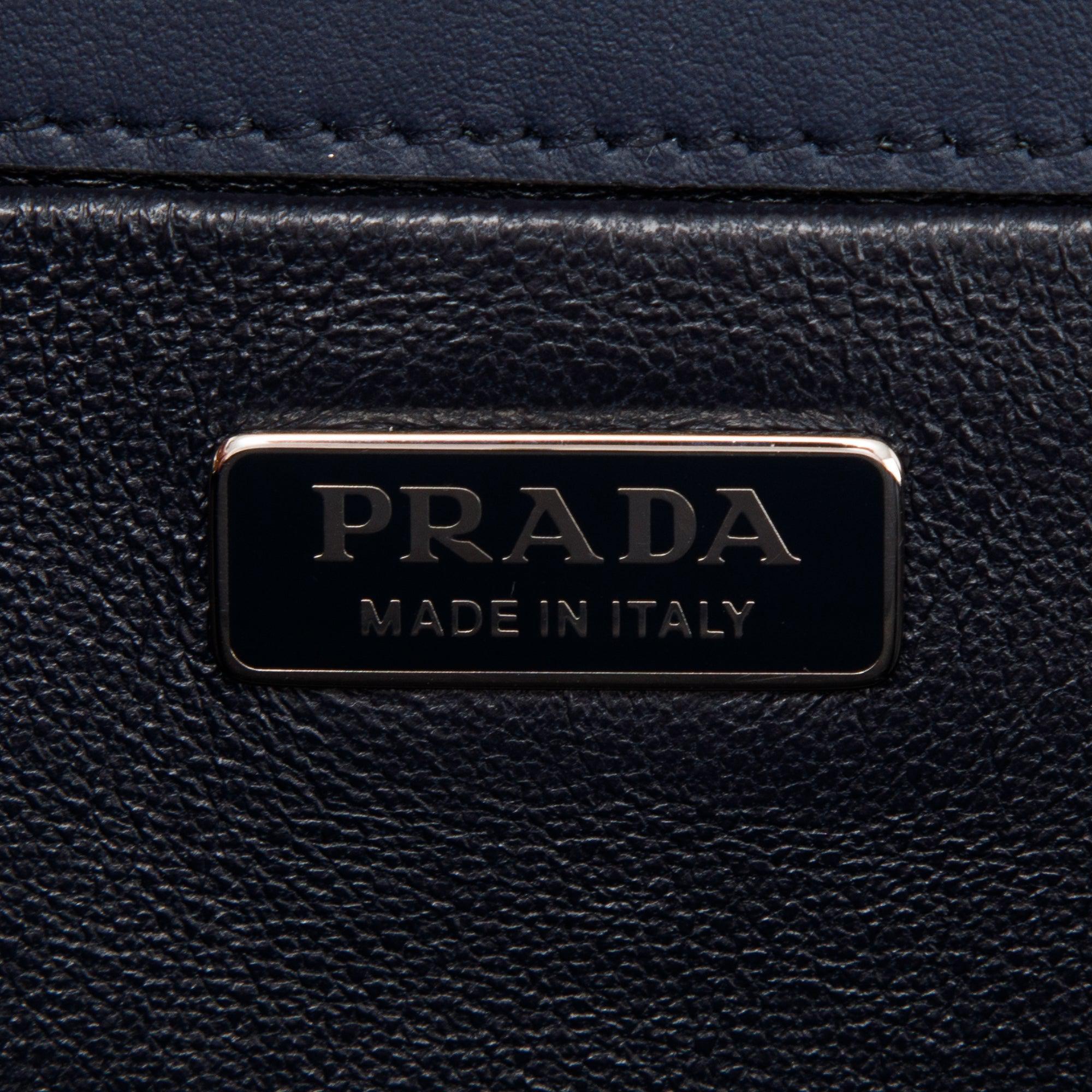 Prada Small Saffiano Patch Comics Light Frame Shoulder Bag