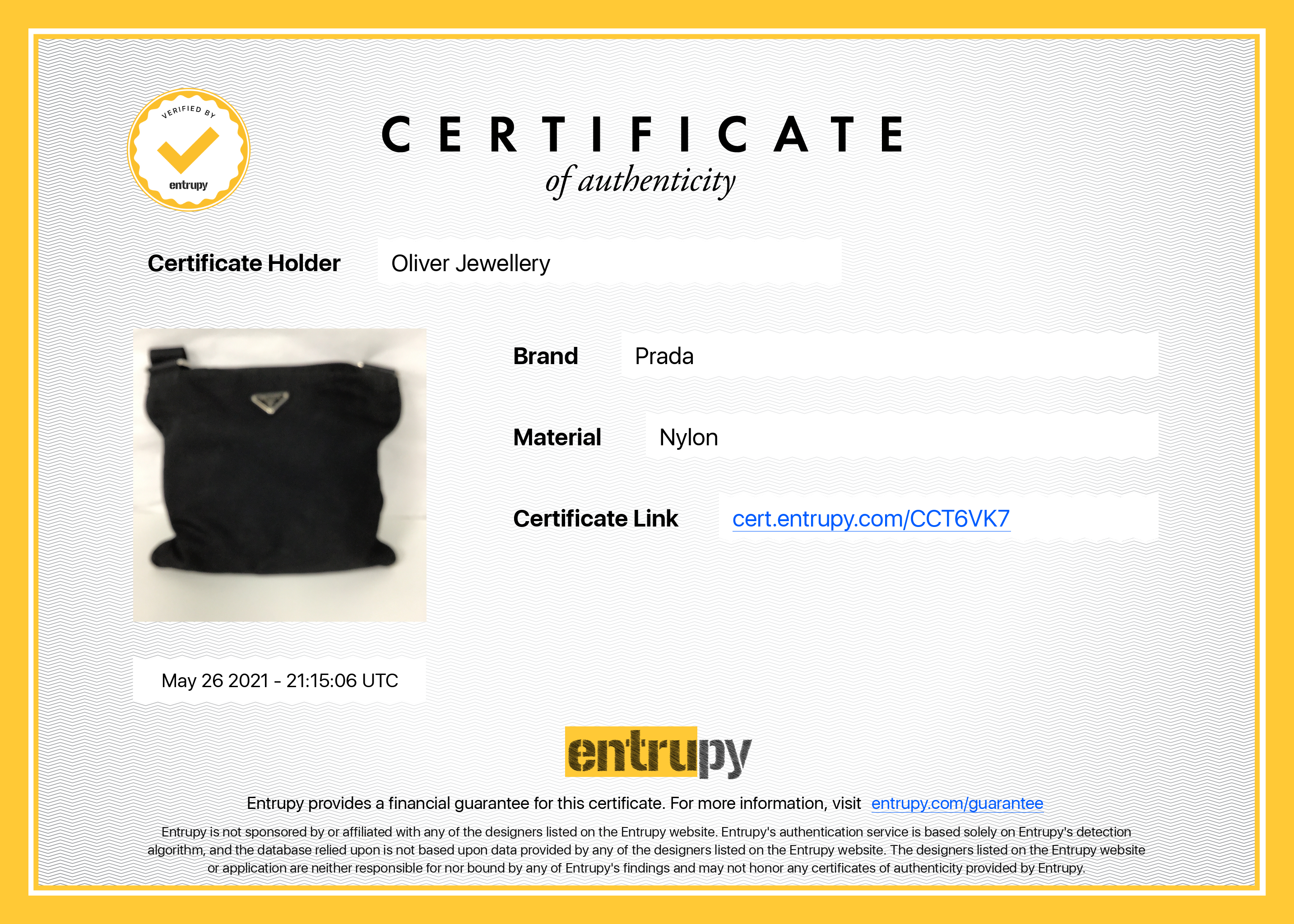 Prada Tessuto Nylon Vela Messenger Bag