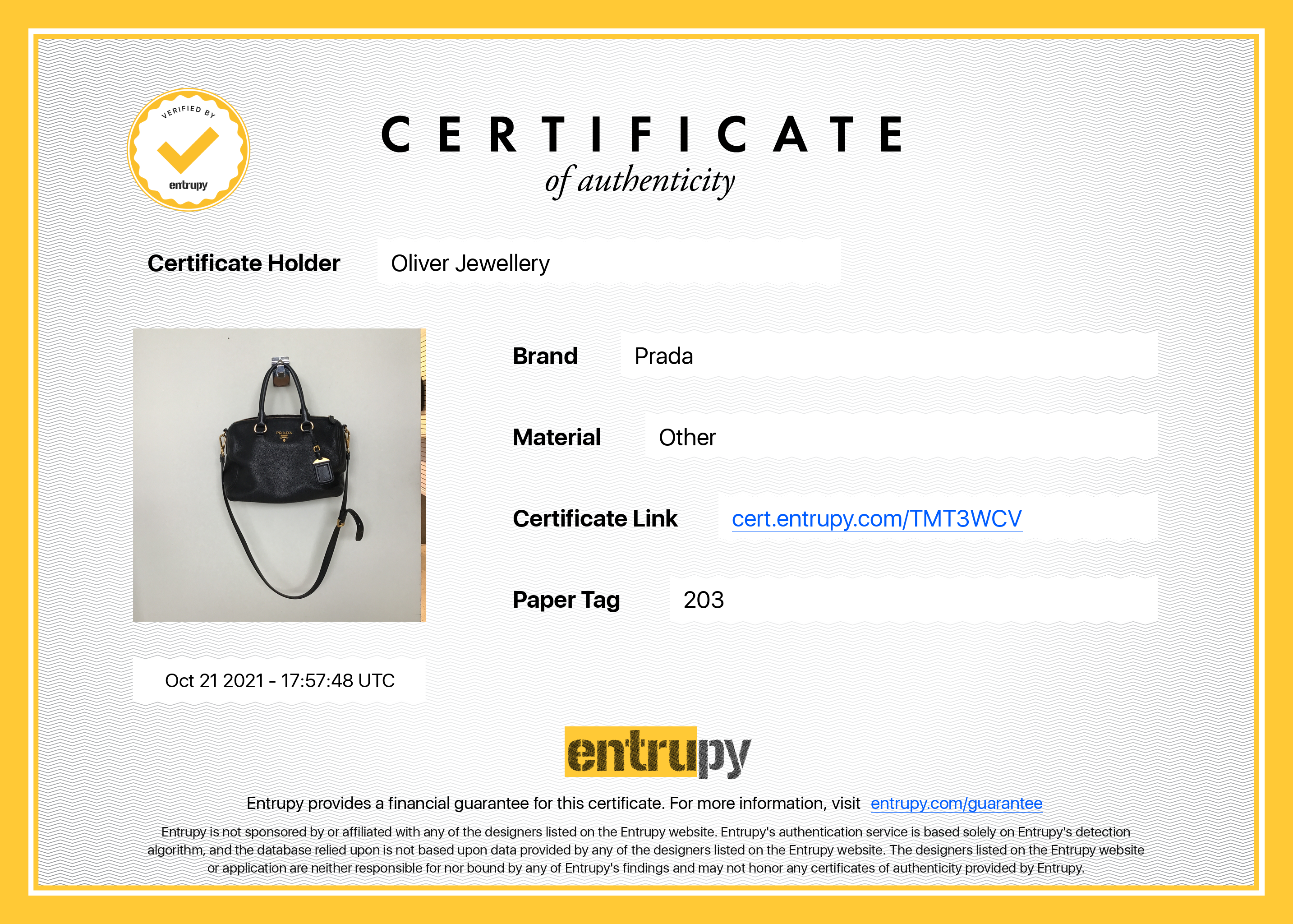 Prada Vitello Daino Boston Bag