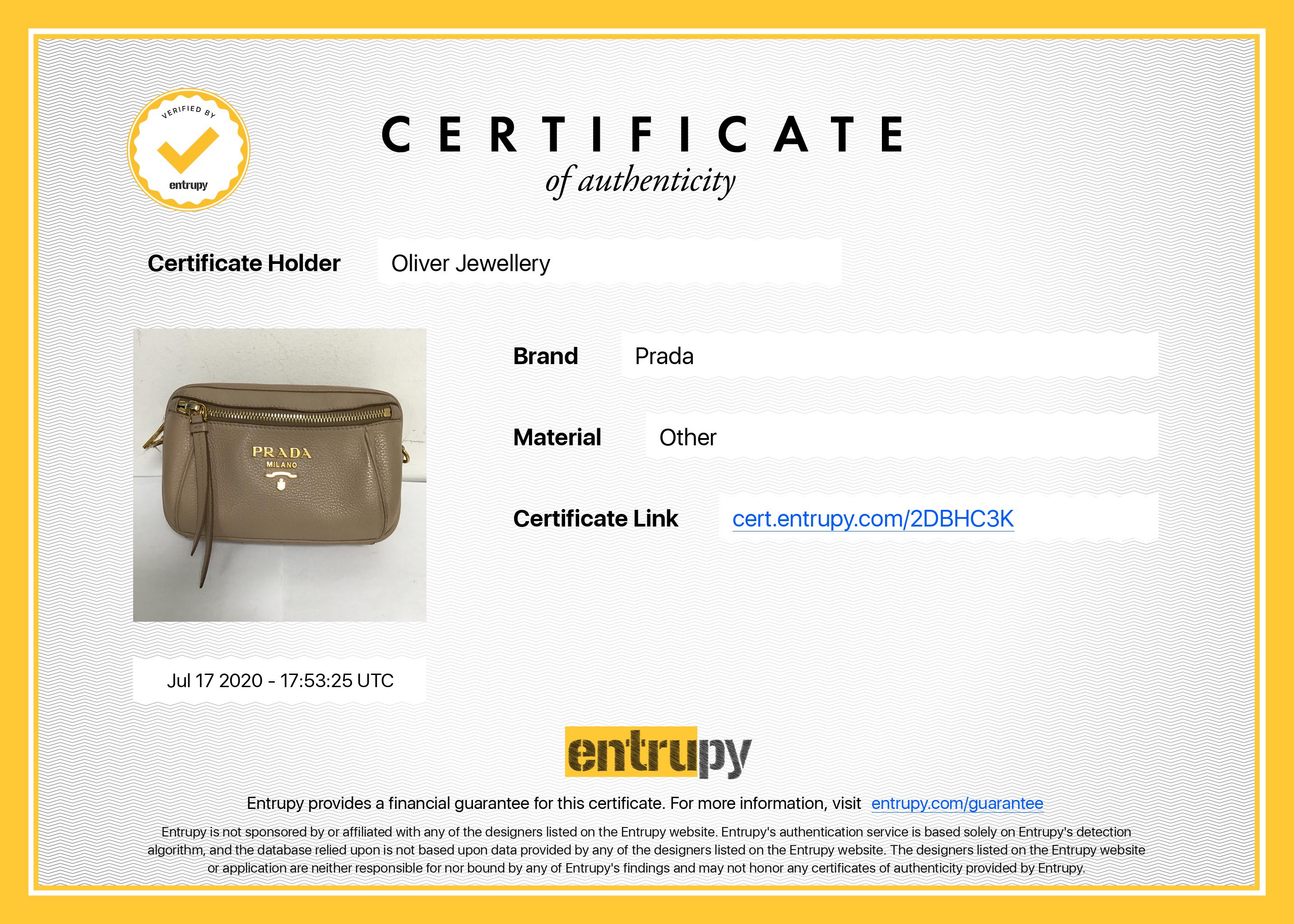 Prada Vitello Daino Convertible Belt Bag