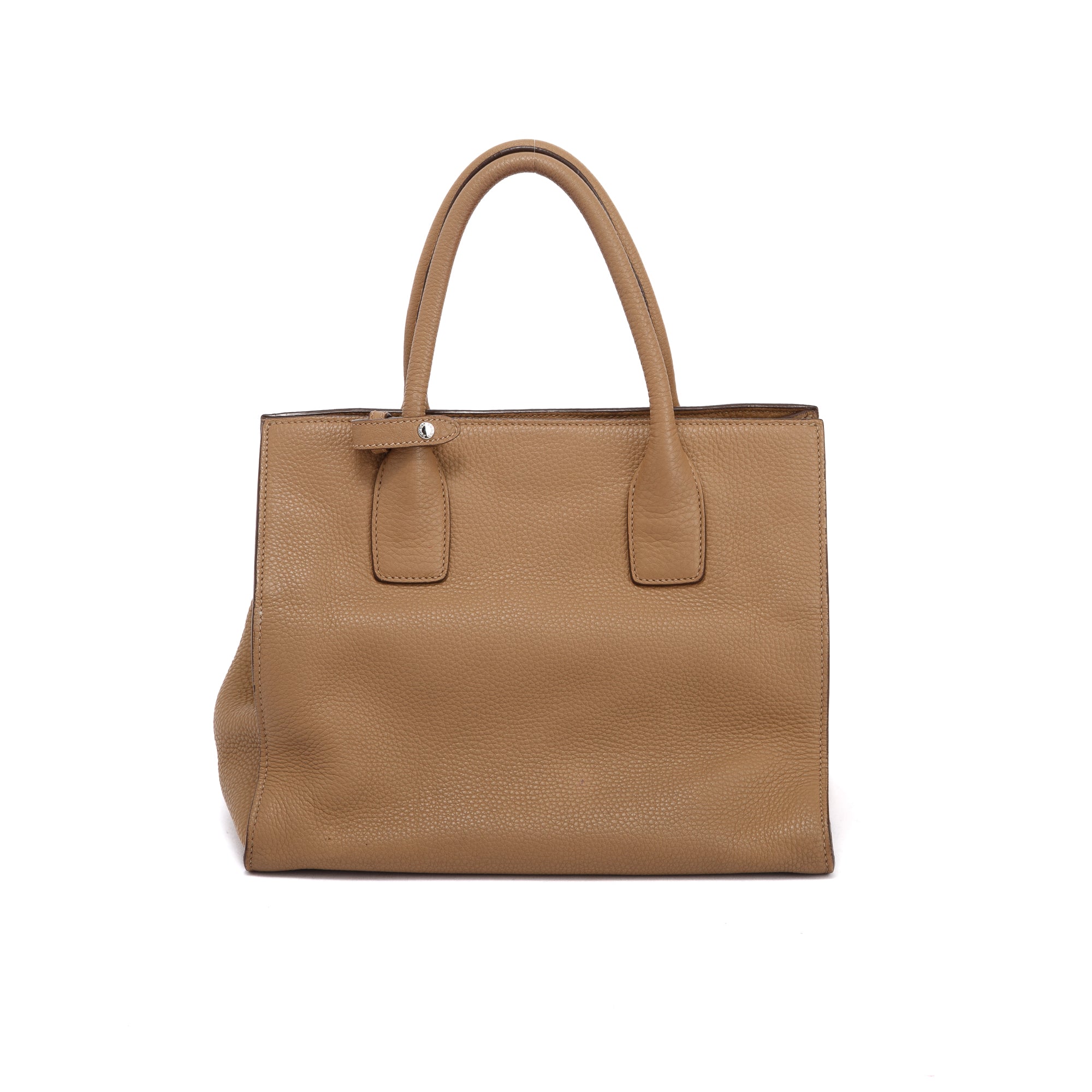 Prada Vitello Daino Convertible Tote w/ Strap