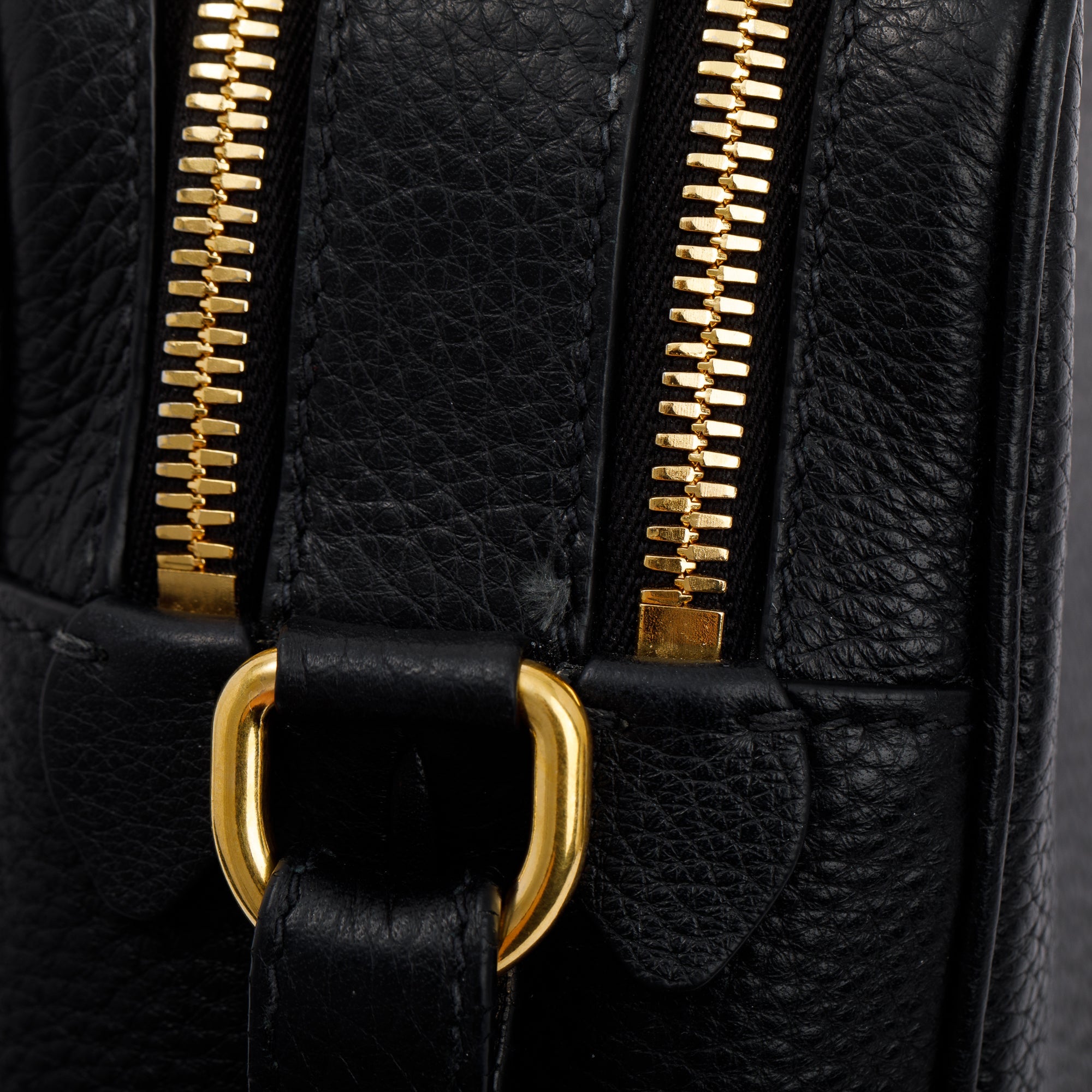 Prada Vitello Daino Double Zip Camera Bag