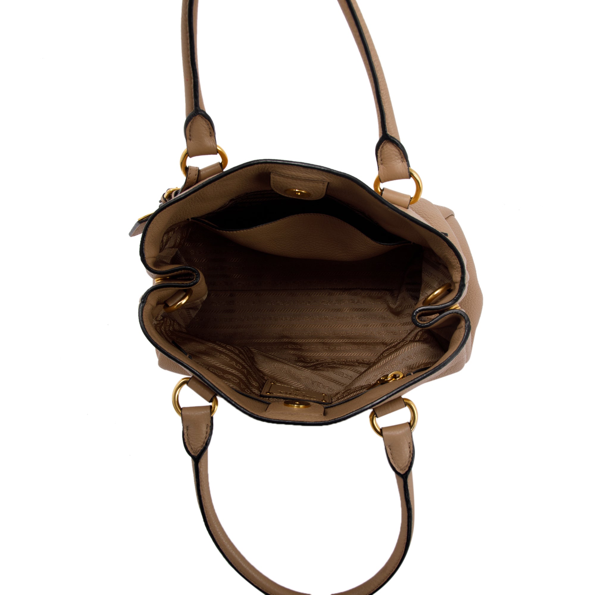 Prada Vitello Daino Phenix Tote w/ Strap