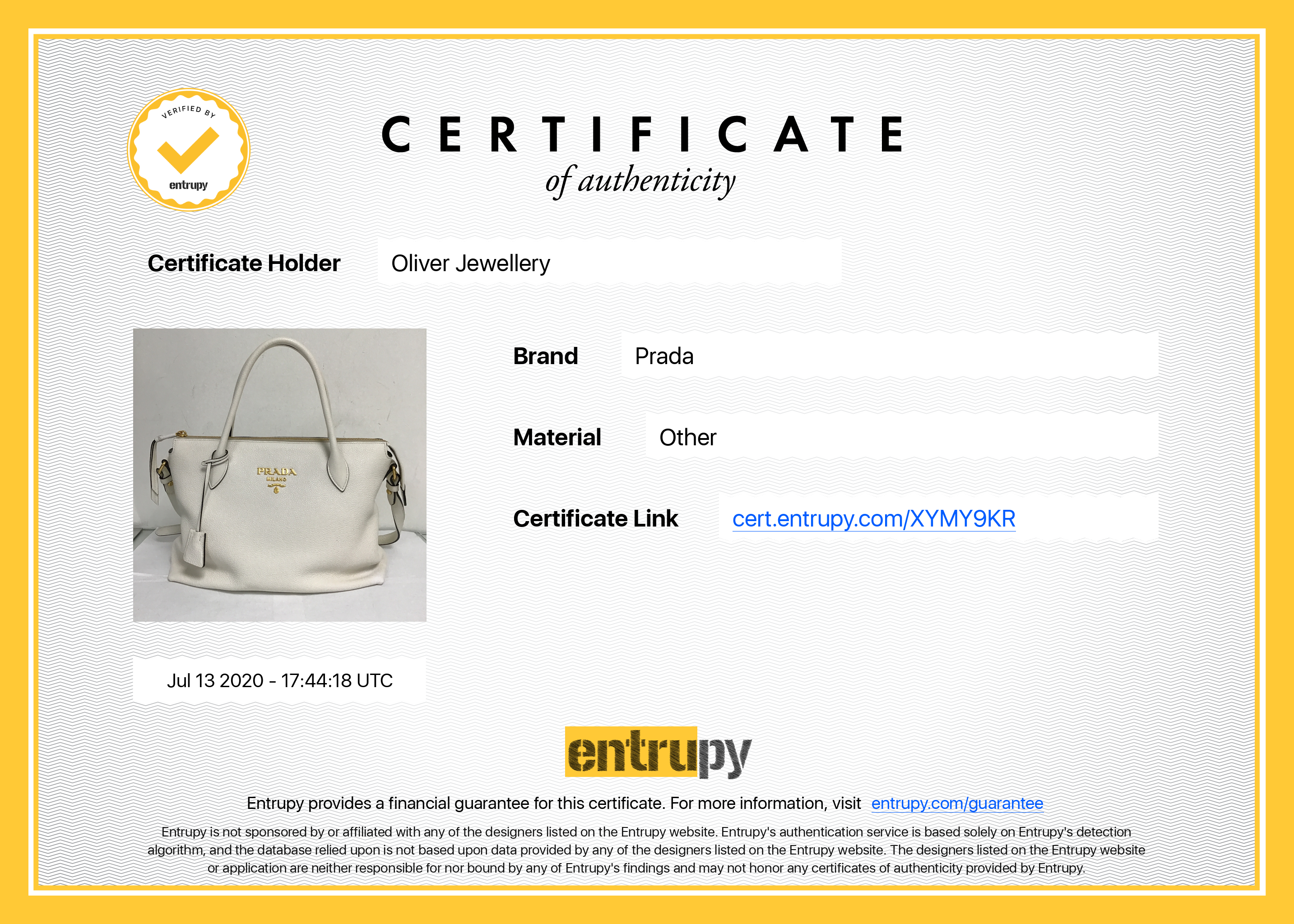 Prada Vitello Daino Satchel