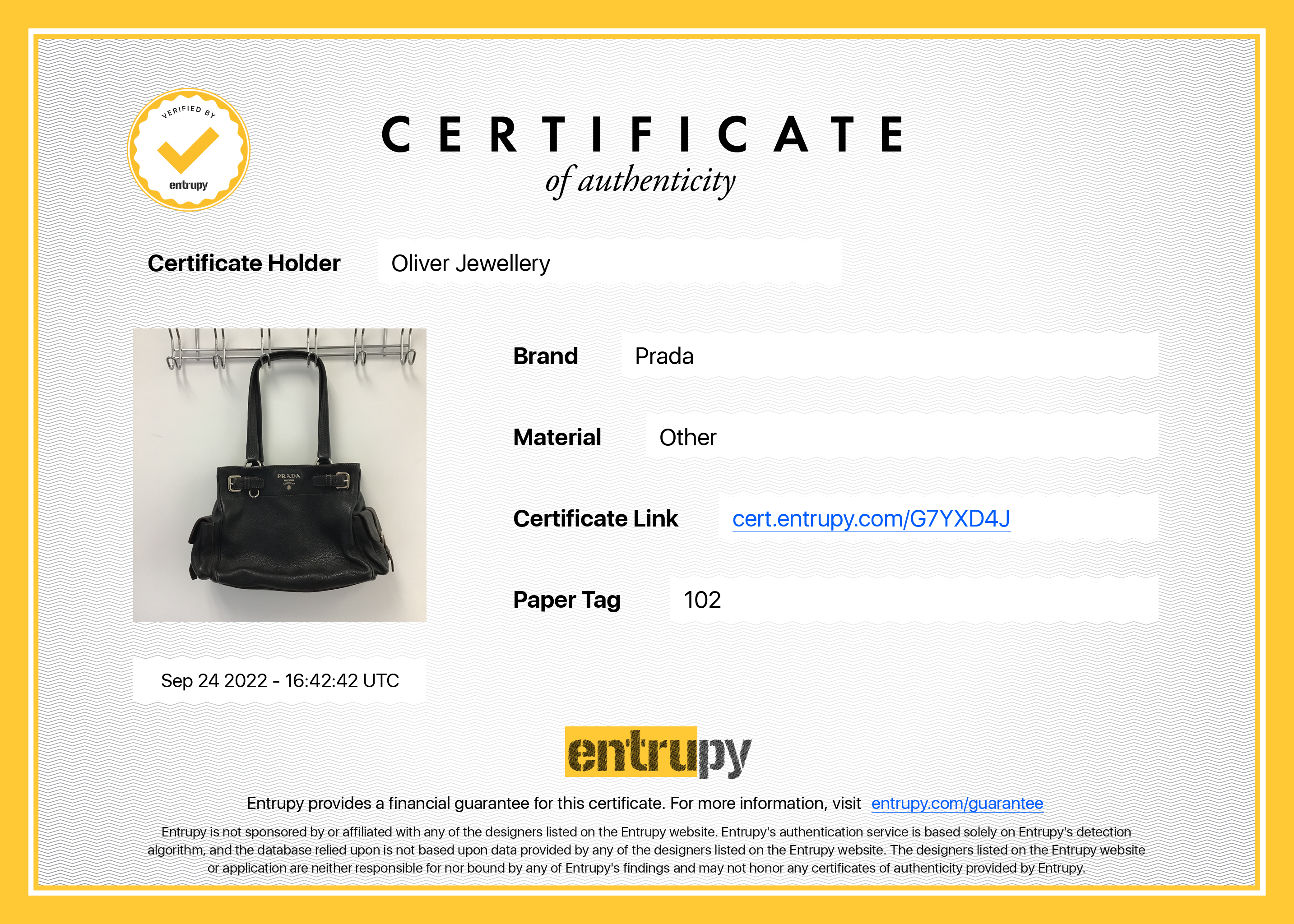 Prada Vitello Daino Side Pocket Tote