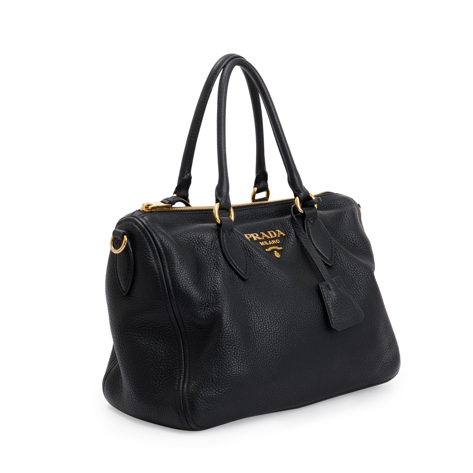 Prada Vitello Phenix Bauletto Bag