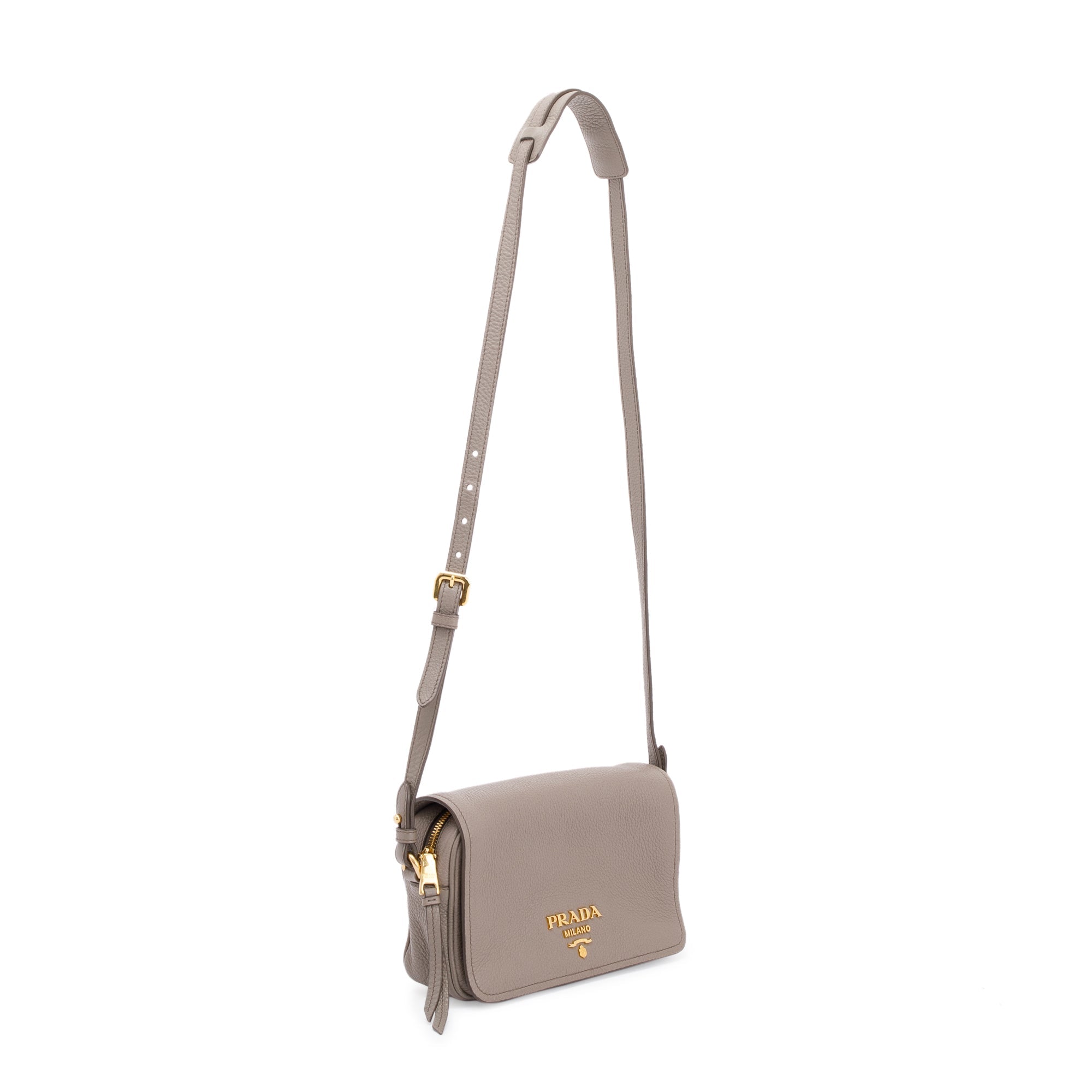 Prada Vitello Phenix Flap Crossbody Bag
