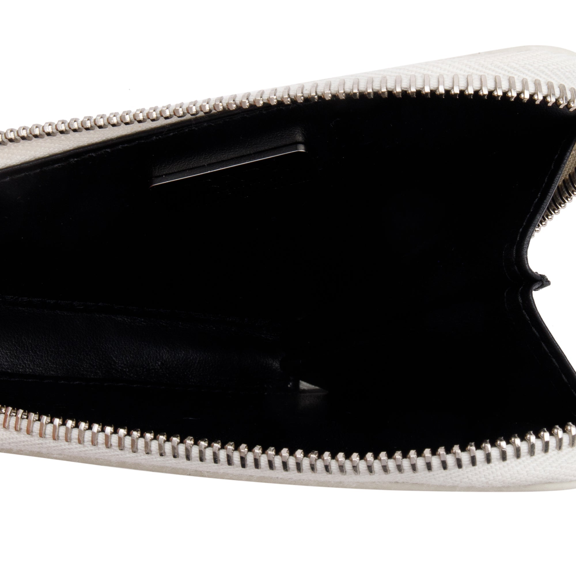 Prada White Spazzolato Leather Mini Triangle Crossbody Bag