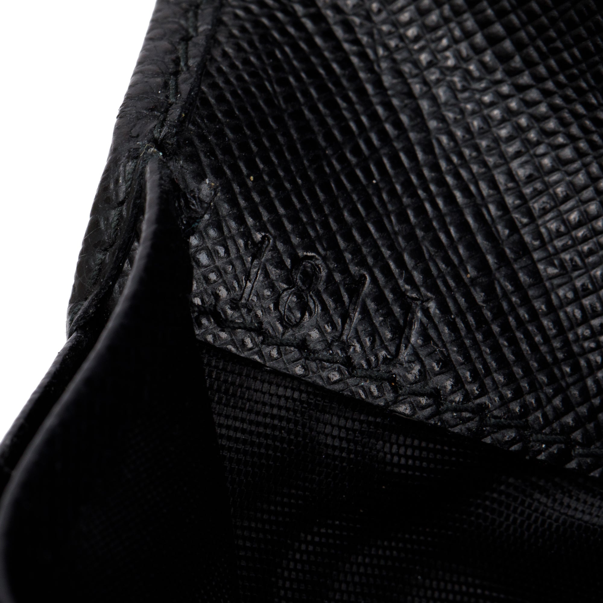 Prada X Universal Studios Black Multicolor Saffiano Leather Frankenstein Heart Studded Bifold Wallet