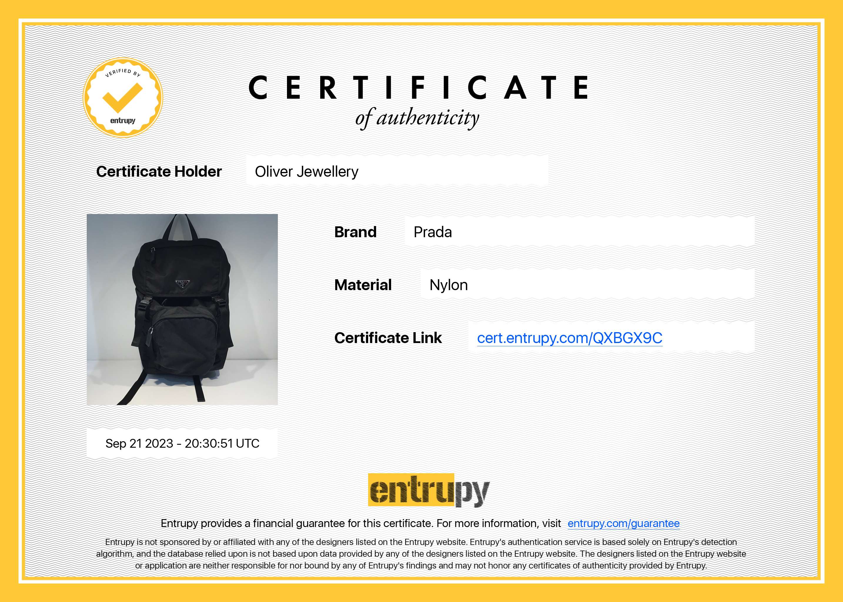 Prada x Adidas 2022 Black Re-Nylon and Saffiano Leather Backpack w/ Box & Authenticity Card