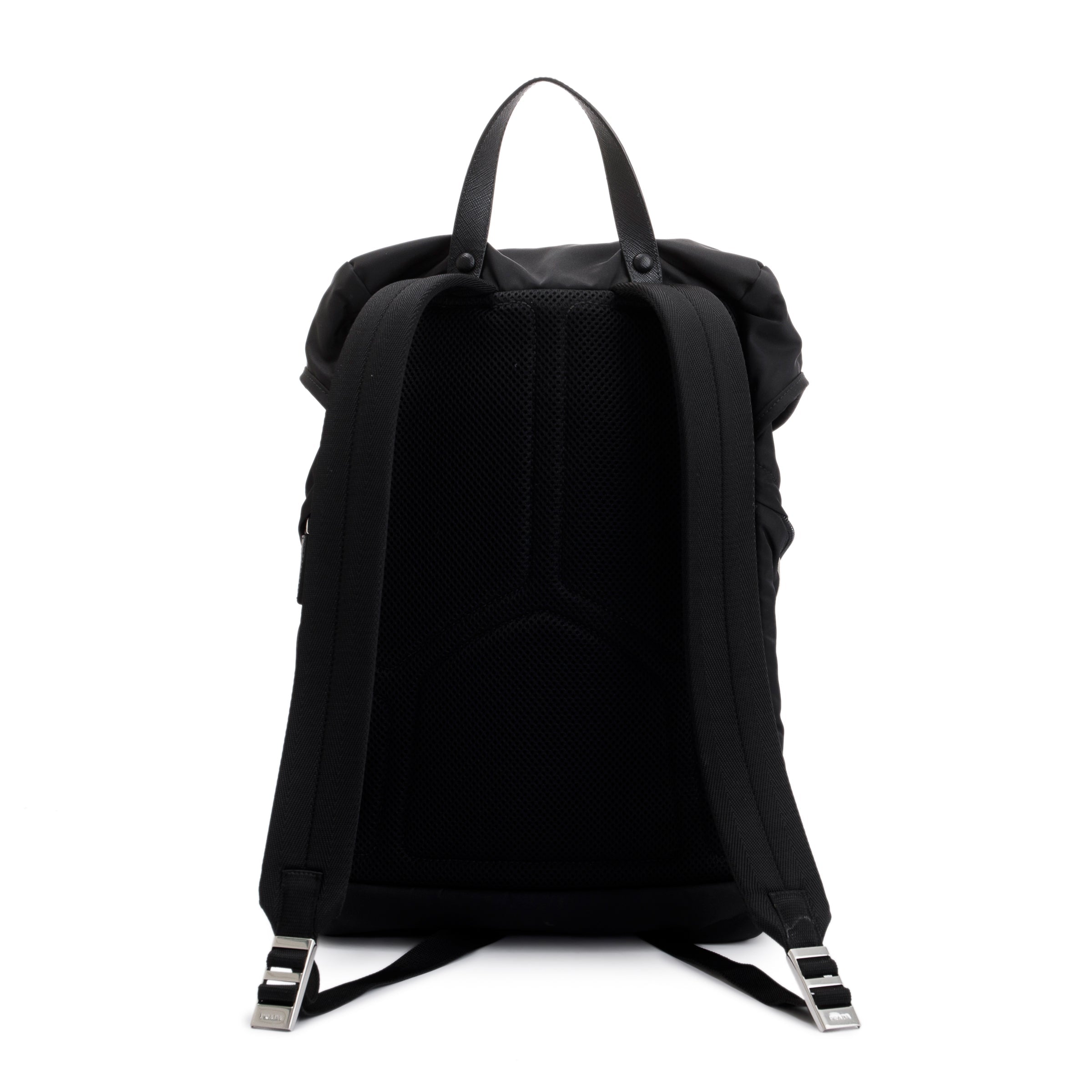 Prada x Adidas 2022 Black Re-Nylon and Saffiano Leather Backpack w/ Box & Authenticity Card