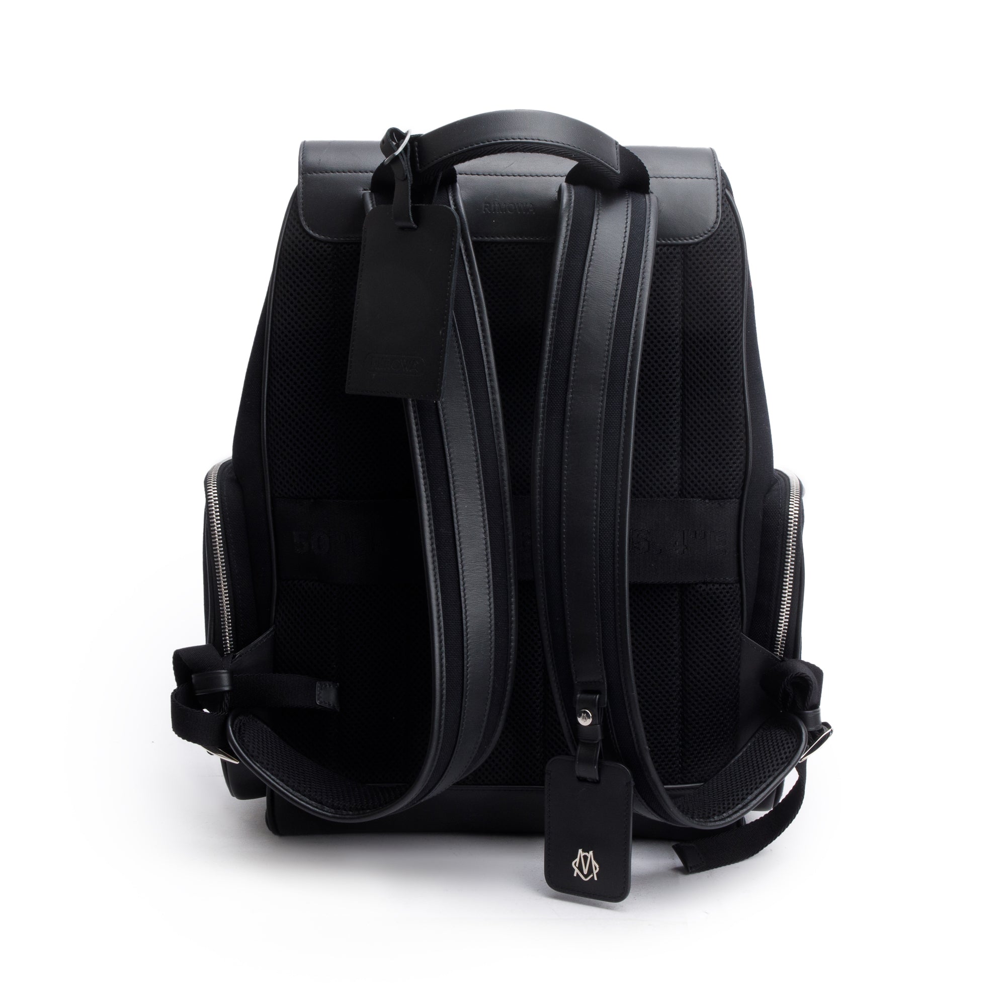 RIMOWA Black Canvas Small Never Still Flap Backpack