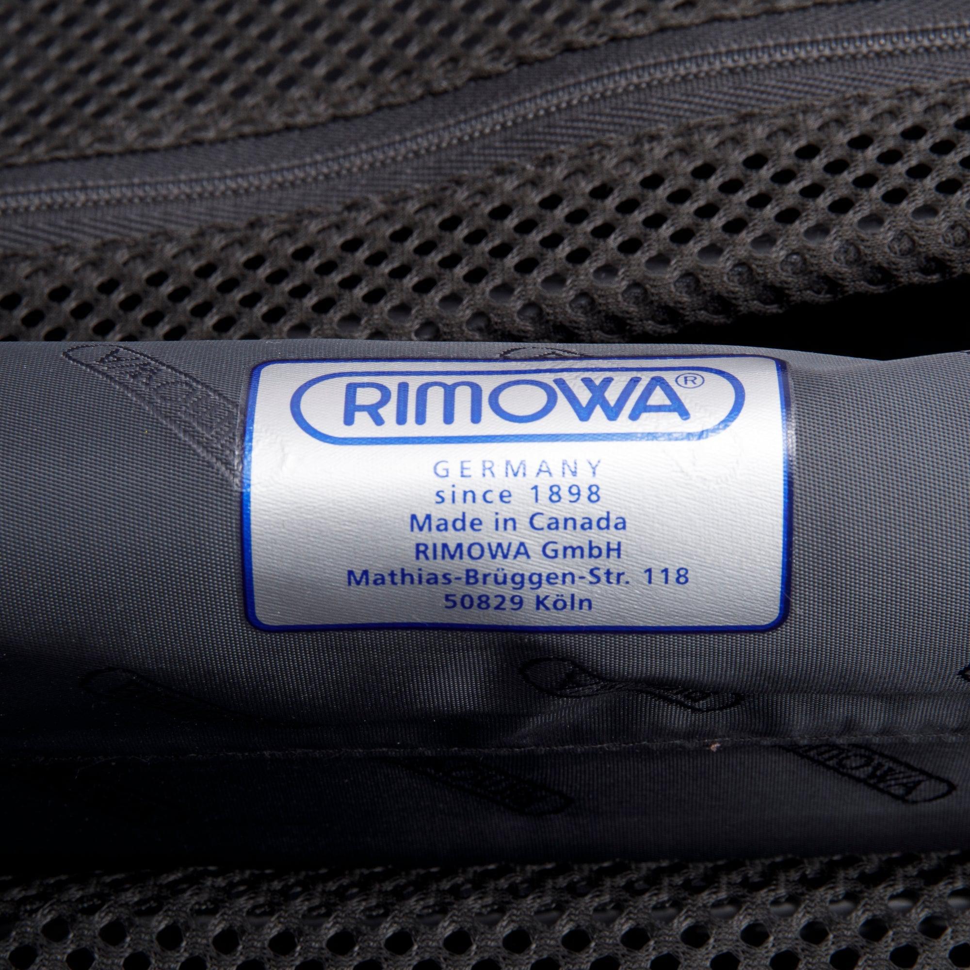 RIMOWA Black Polycarbonate Salsa Deluxe Multi-Wheel Suitcase