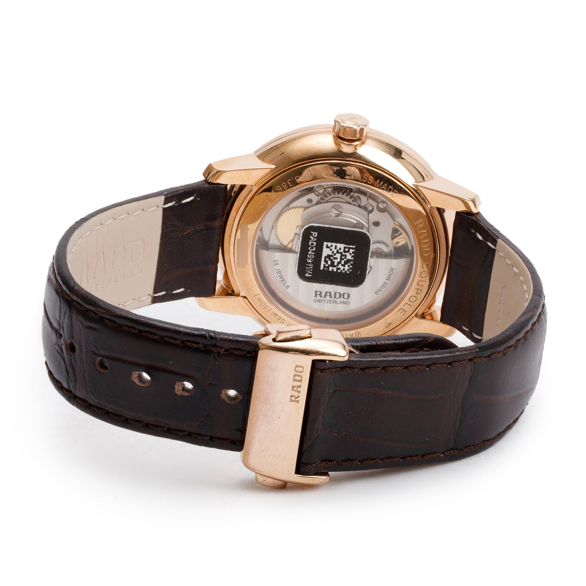 Rado 2024 Rose PVD Stainless Steel Coupole 37.7 MM Automatic Watch w/ Case & Papers