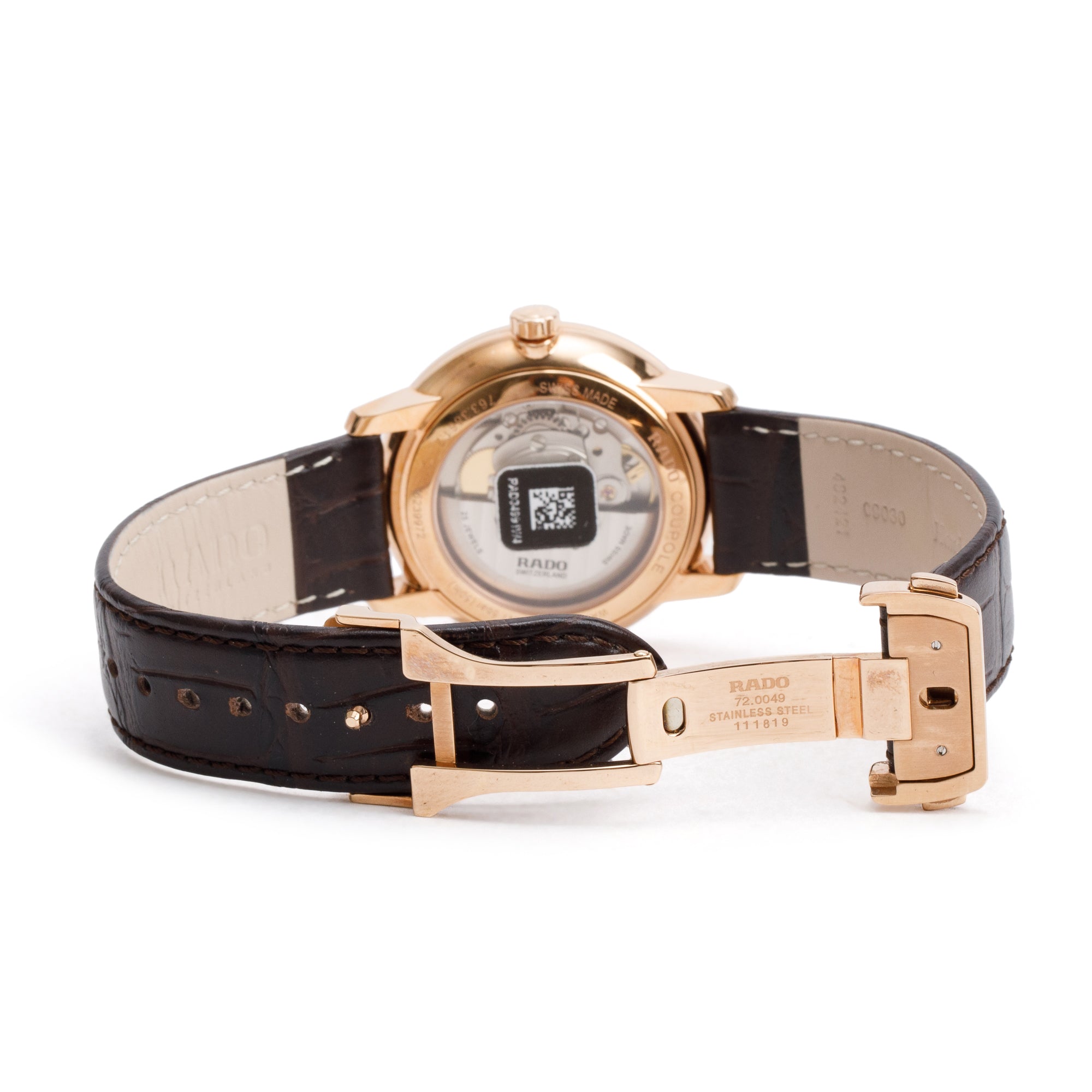 Rado 2024 Rose PVD Stainless Steel Coupole 37.7 MM Automatic Watch w/ Case & Papers