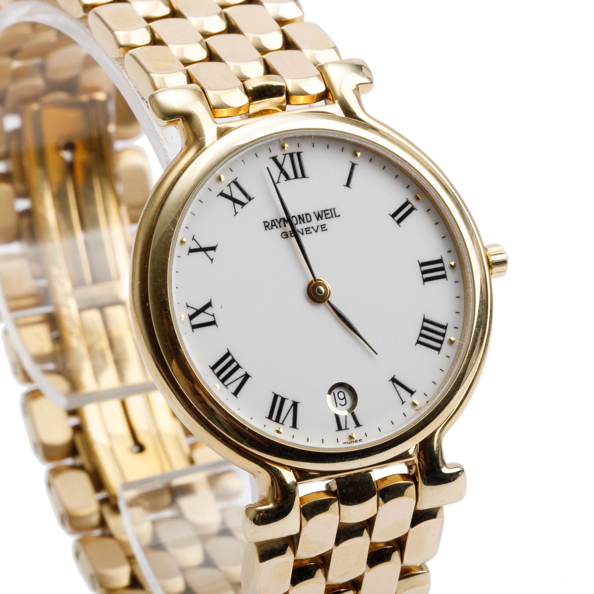 Raymond Weil 18k Gold Plated Stainless Steel Fidelio 33 MM Watch