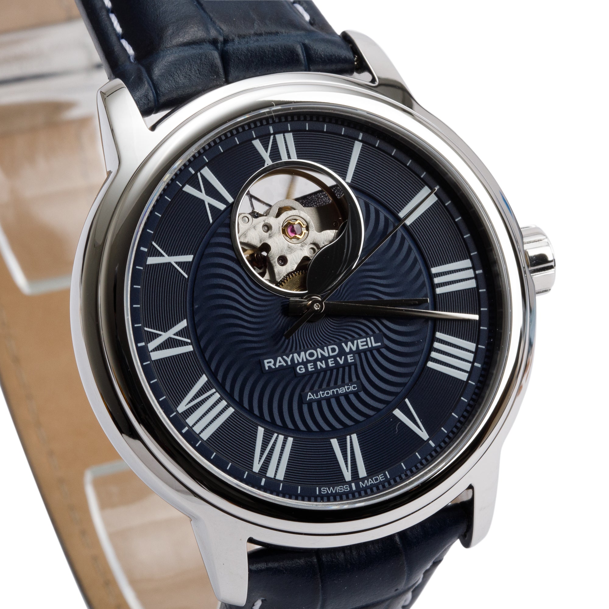 Raymond Weil 2023 Stainless Steel Maestro 39.5 MM Automatic Watch w/ Box & Papers