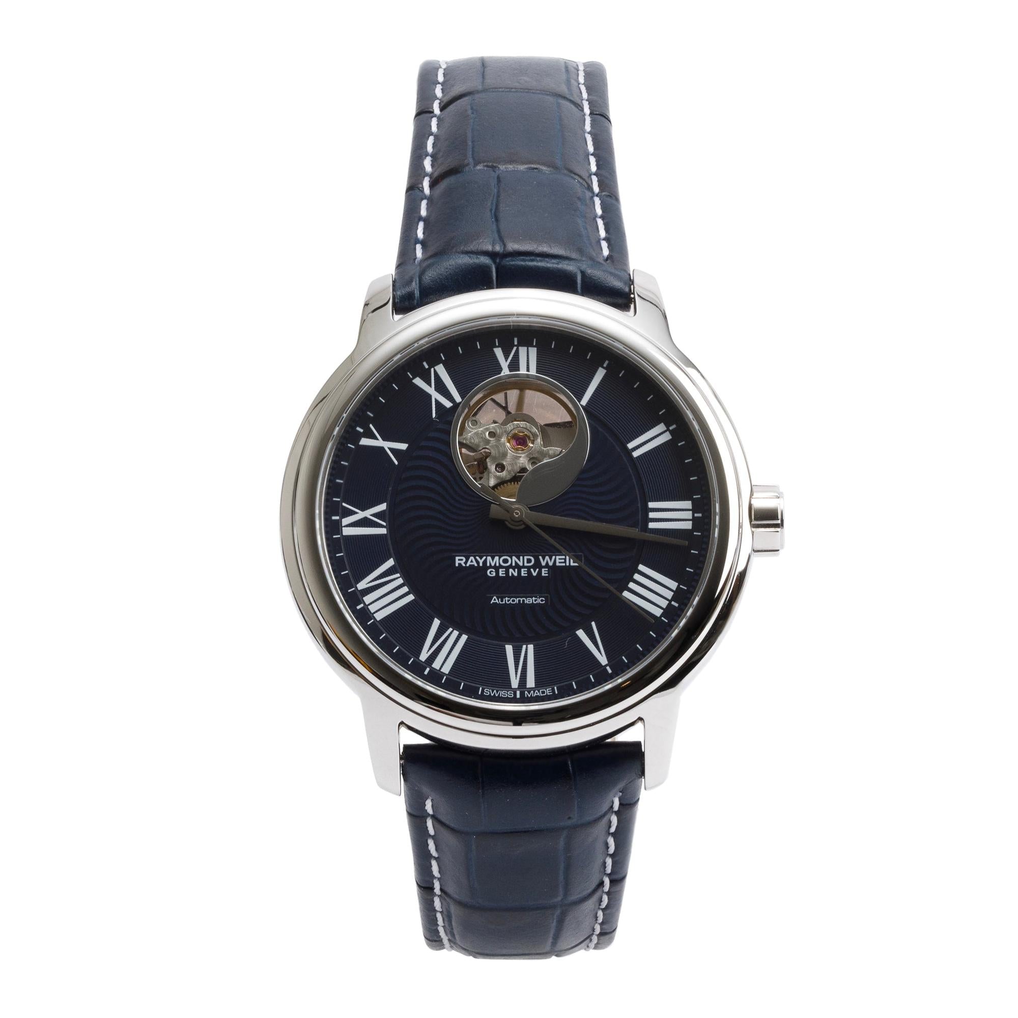 Raymond Weil 2023 Stainless Steel Maestro 39.5 MM Automatic Watch w/ Box & Papers