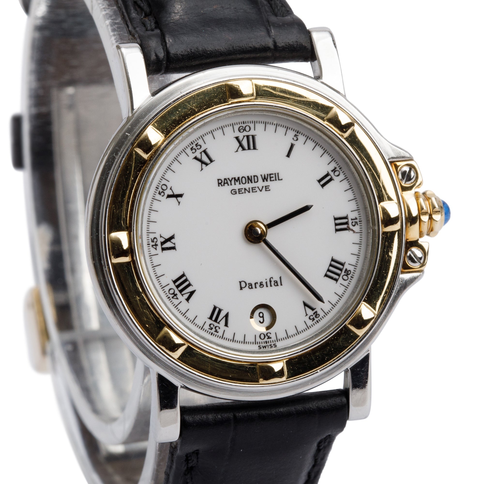 Raymond Weil Gold Plated & Stainless Steel Parsifal 26 MM Quartz Watch 9989