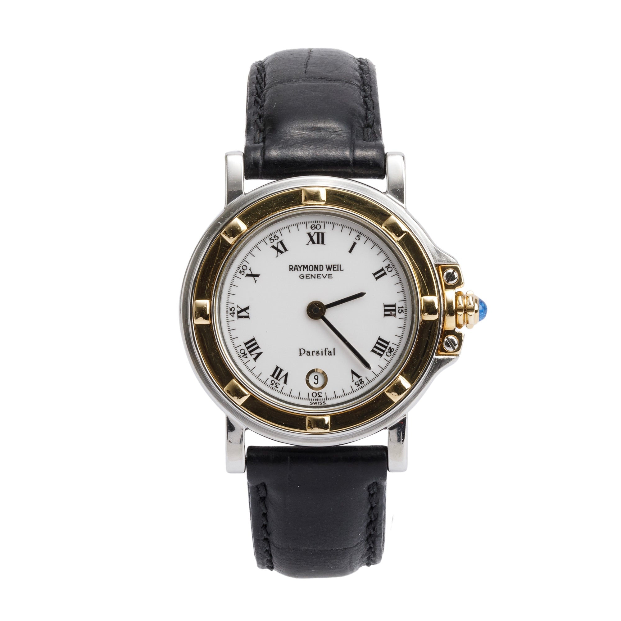 Raymond Weil Gold Plated & Stainless Steel Parsifal 26 MM Quartz Watch 9989