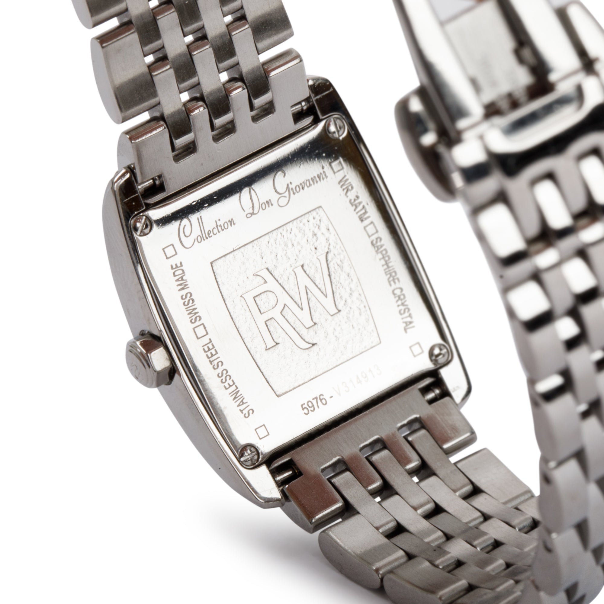 Raymond Weil Stainless Steel Diamond Bezel & Dial Don Giovanni 23 MM Watch