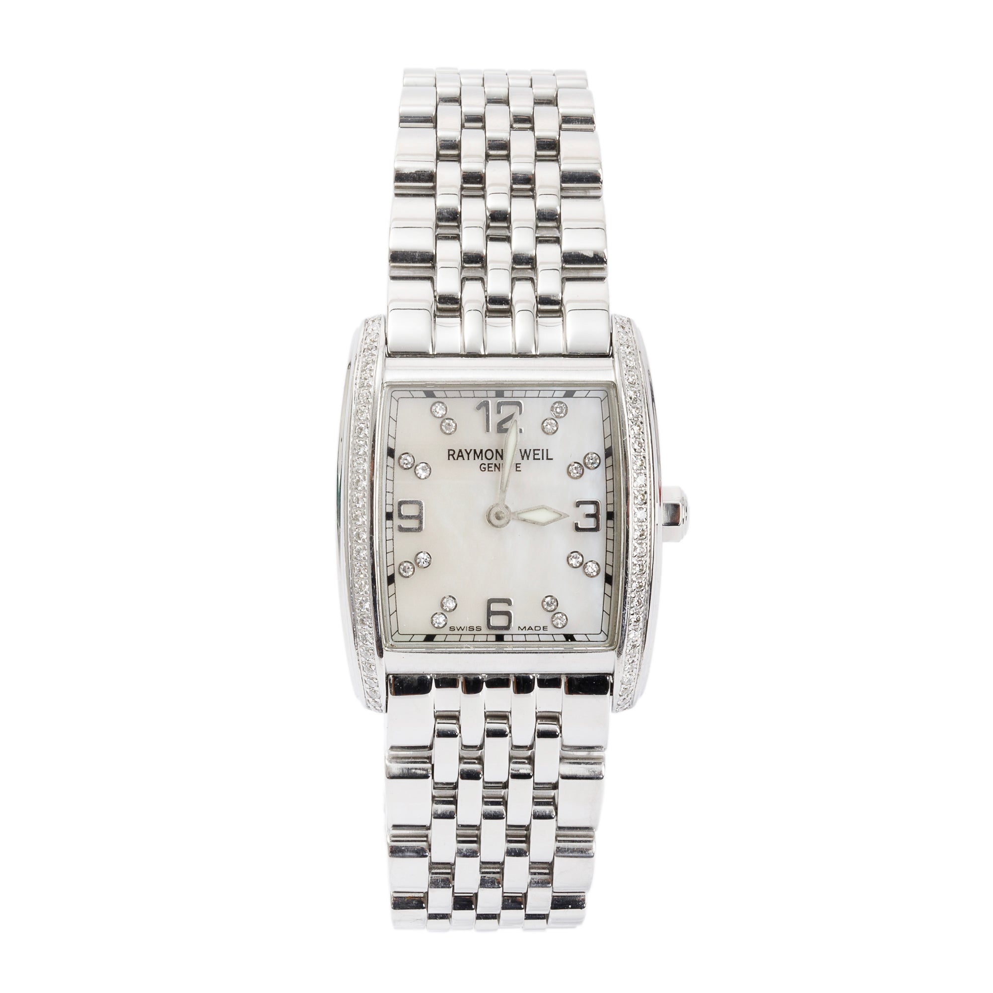 Raymond Weil Stainless Steel Diamond Bezel & Dial Don Giovanni 23 MM Watch