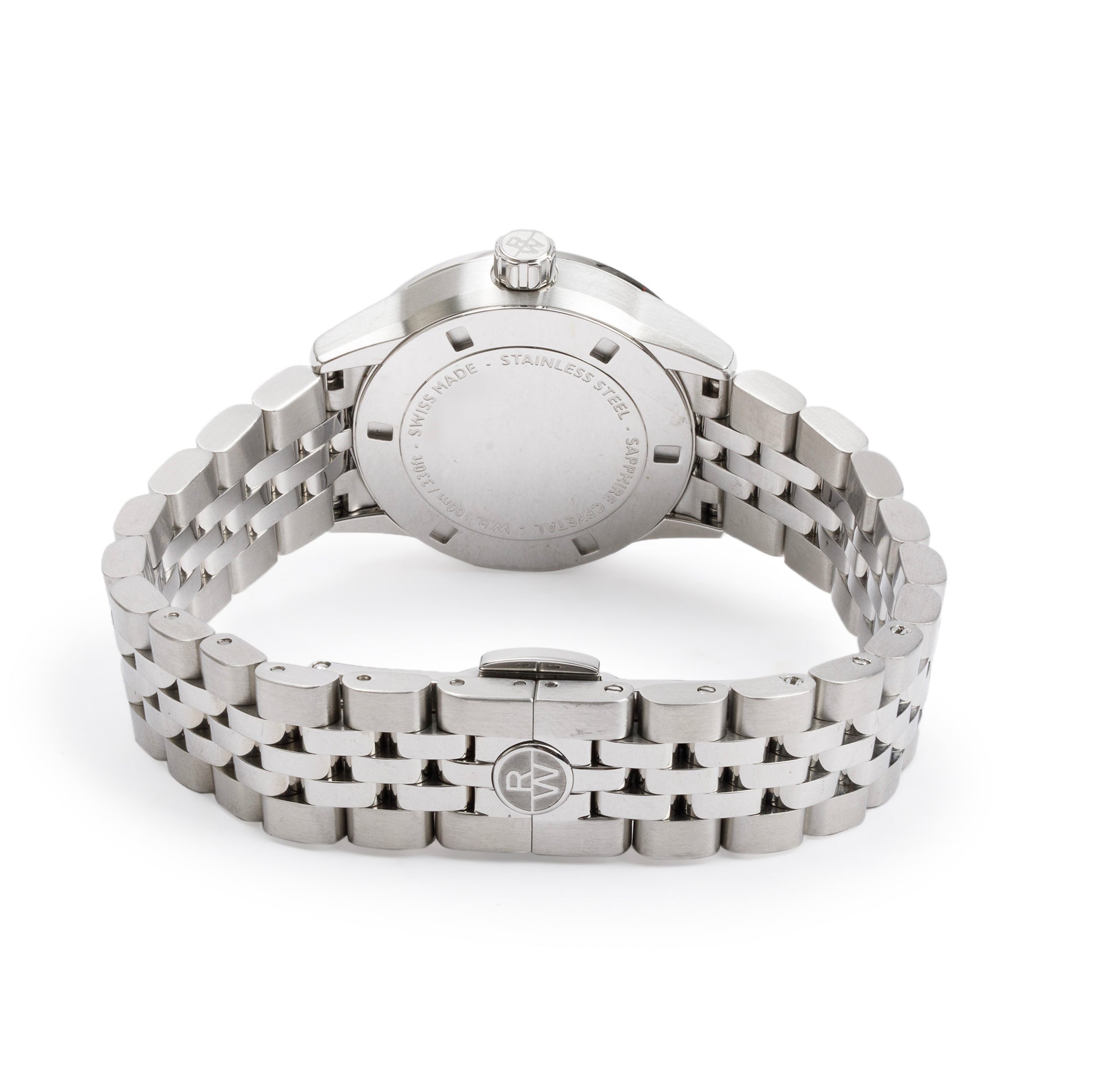 Raymond Weil Stainless Steel Diamond Dial Freelancer 29 MM Watch w/ Box & Papers