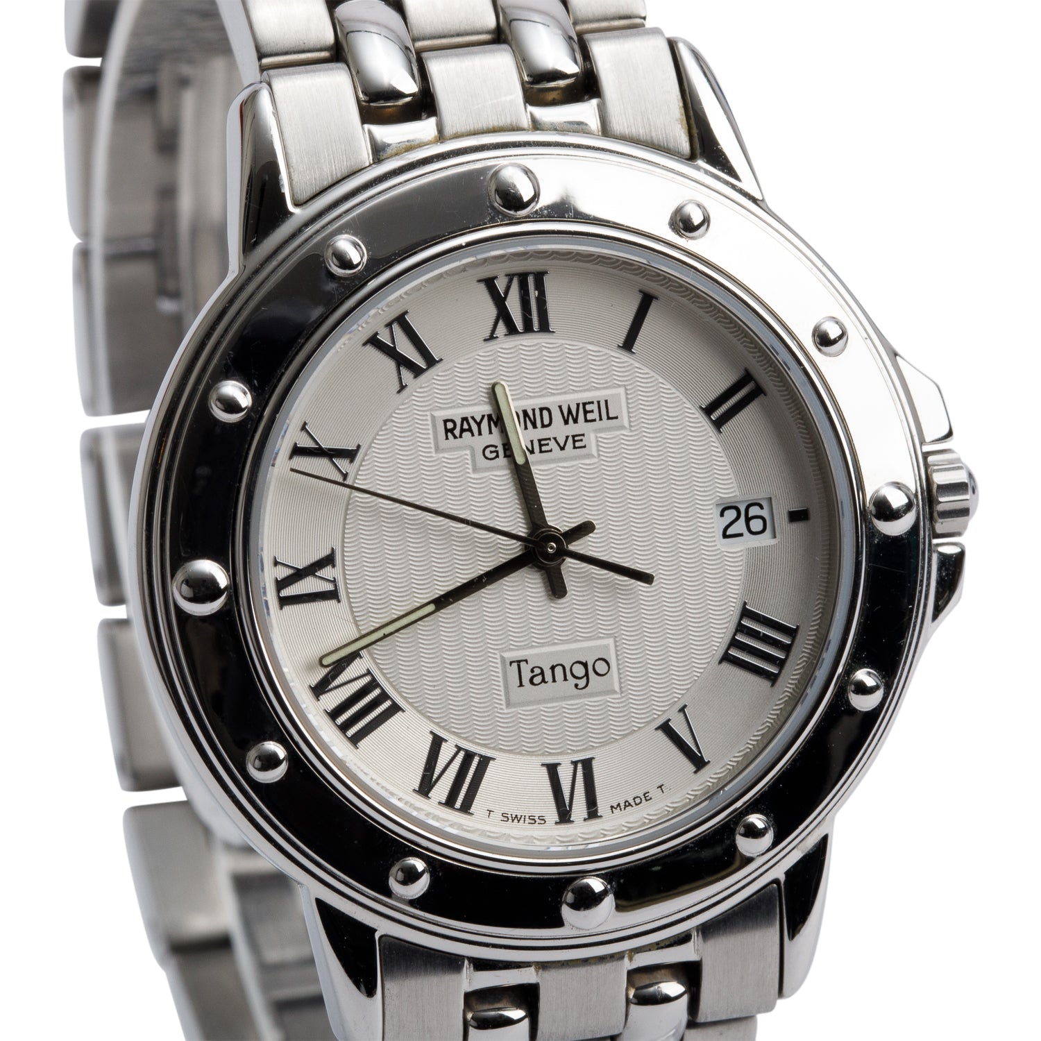 Raymond Weil Stainless Steel Tango 37 MM Quartz Watch w/ Box & Papers