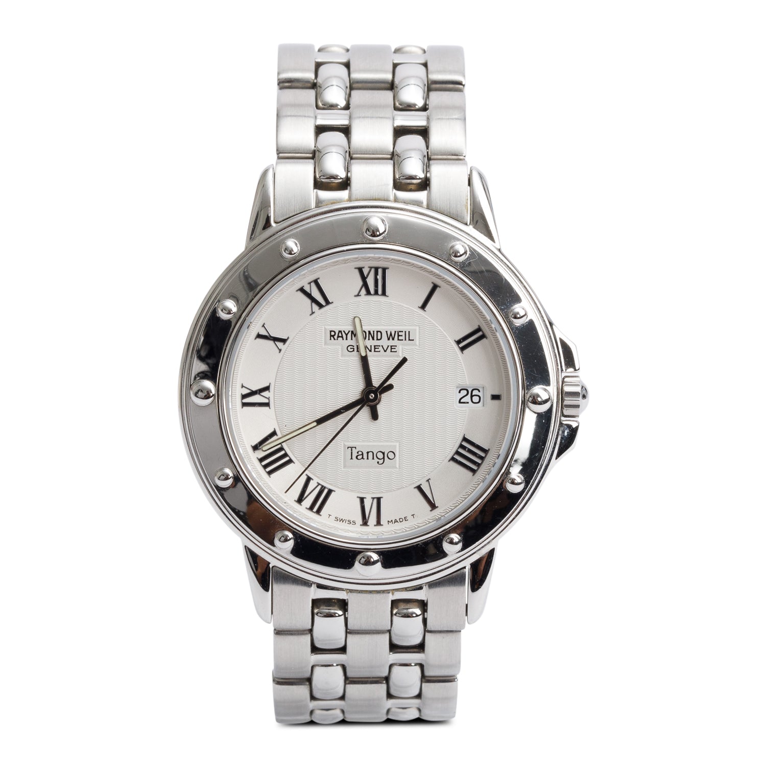 Raymond Weil Stainless Steel Tango 37 MM Quartz Watch w/ Box & Papers