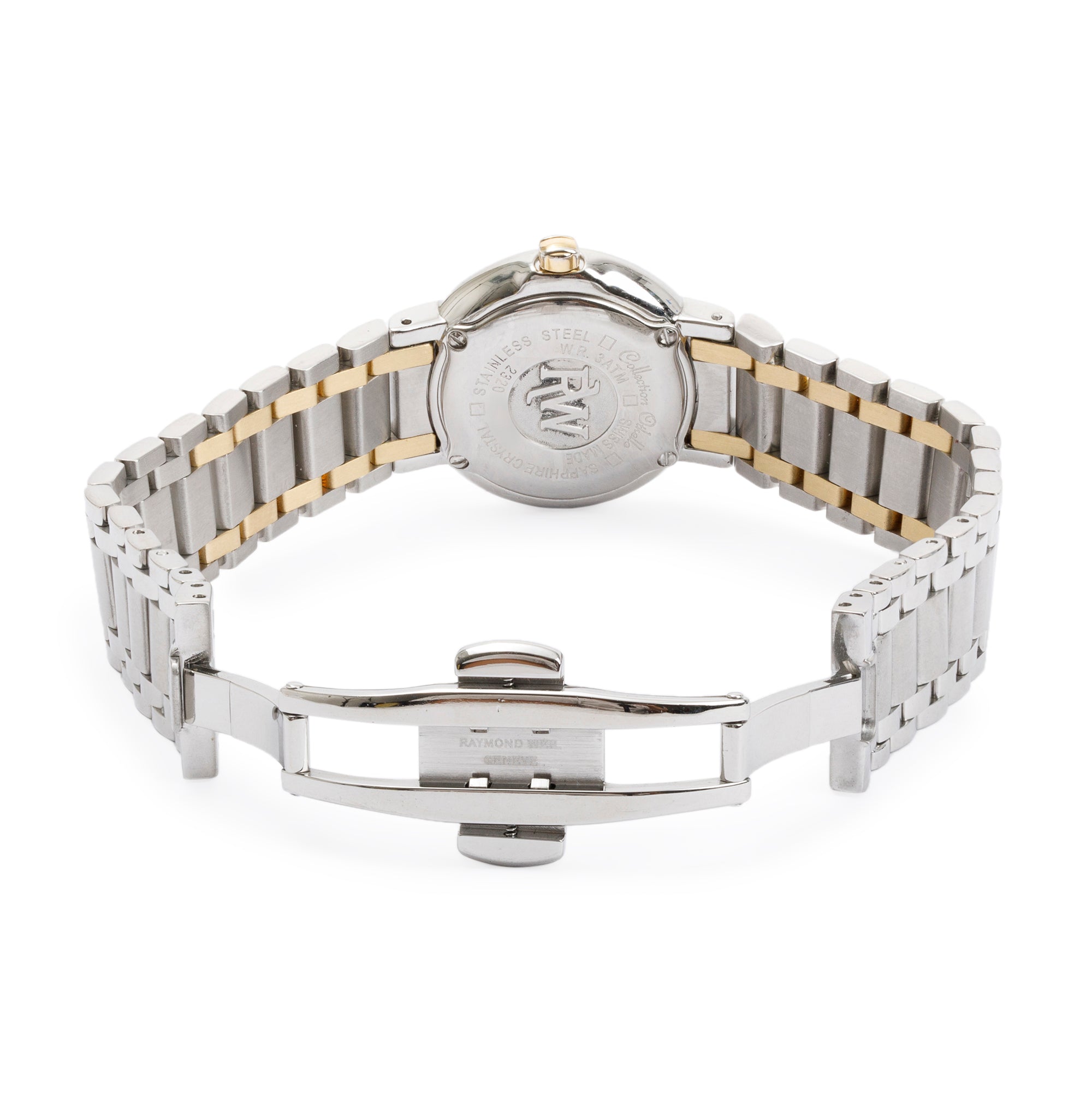 Raymond Weil Two-Tone Stainless Steel Othello Mother of Pearl Diamond Dial 25 MM Watch
