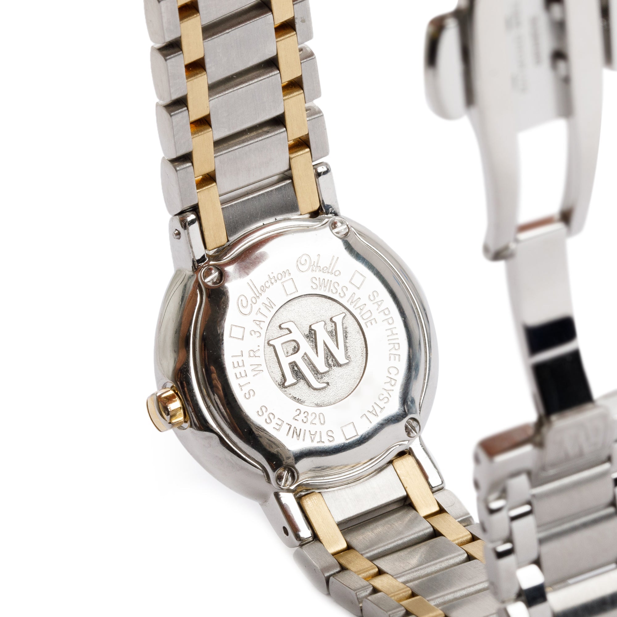 Raymond Weil Two-Tone Stainless Steel Othello Mother of Pearl Diamond Dial 25 MM Watch