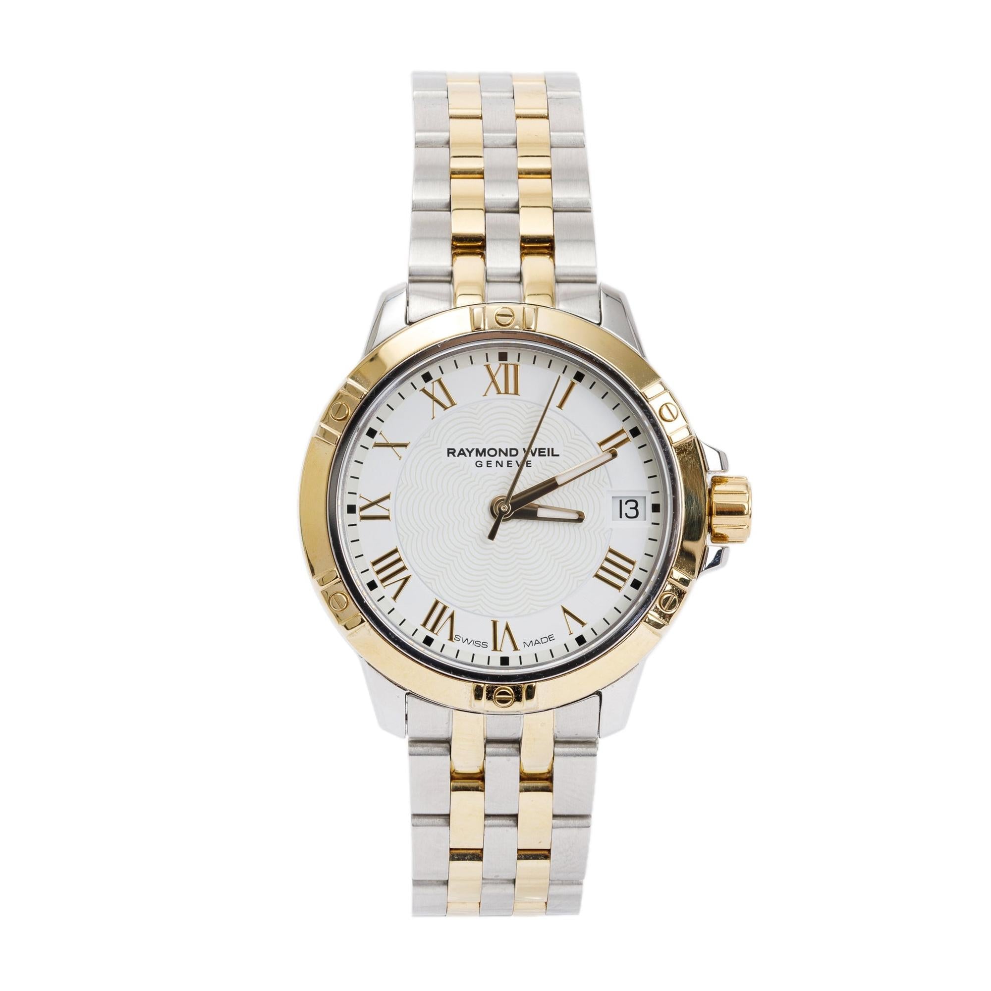 Raymond Weil Two-Tone Stainless Steel Tango 30MM Watch w/ Box & Papers