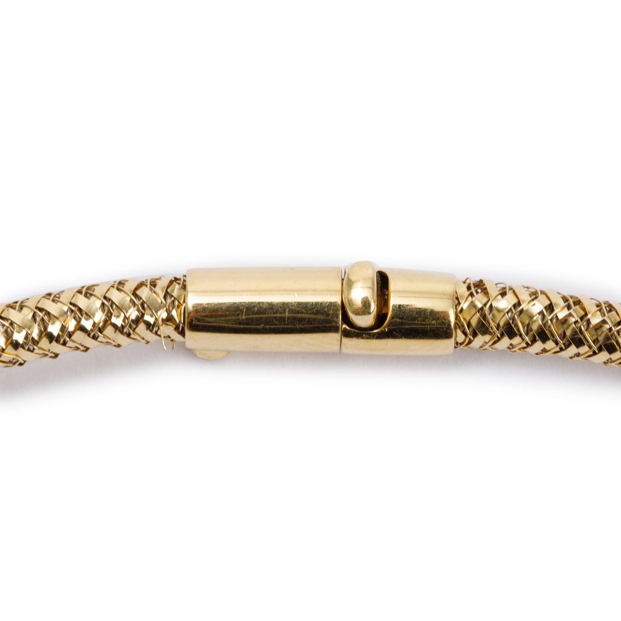 Roberto Coin 18k Yellow & White Gold Diamond Station Primavera Collar Necklace